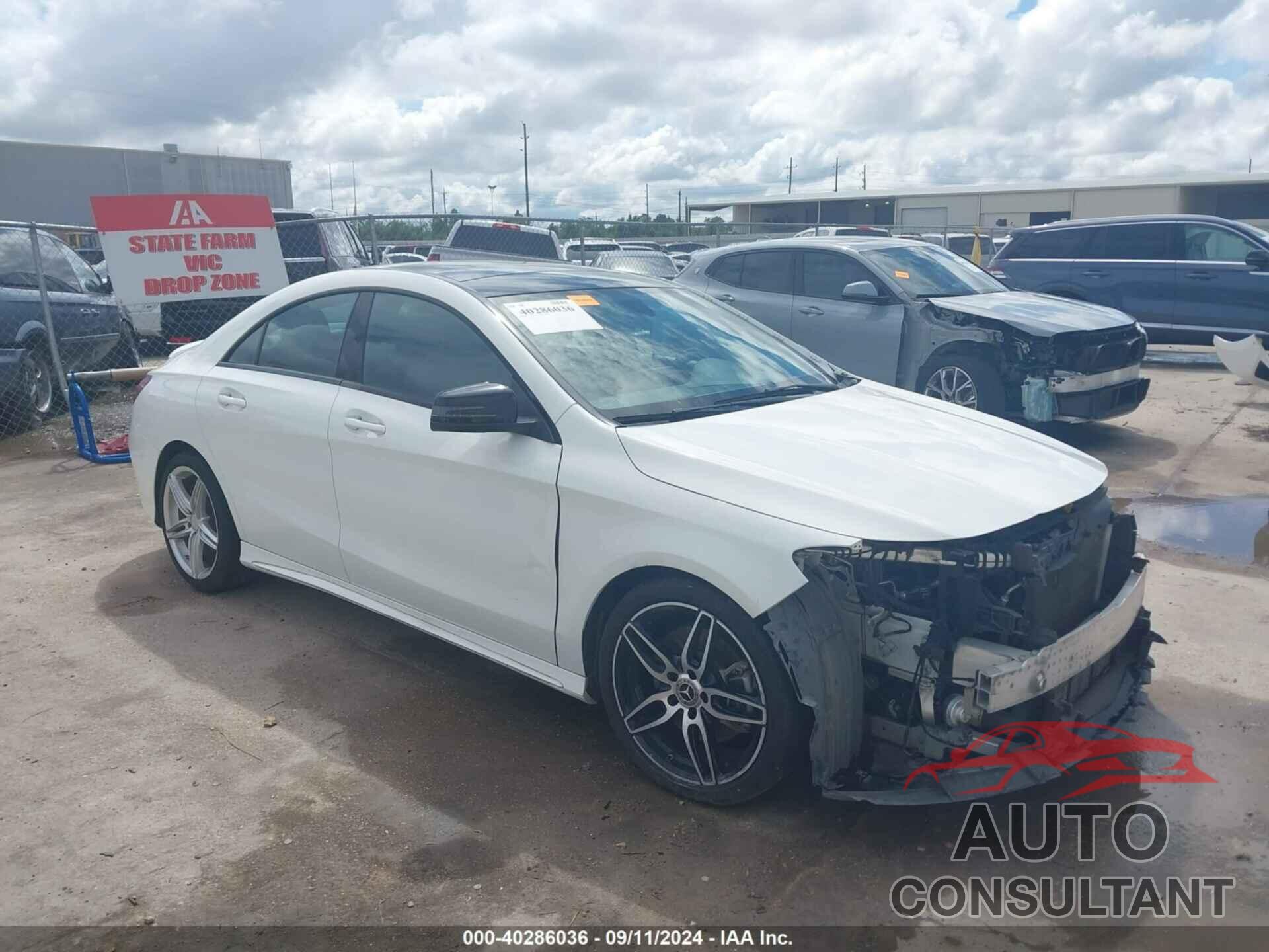 MERCEDES-BENZ CLA 250 2018 - WDDSJ4EB8JN645027