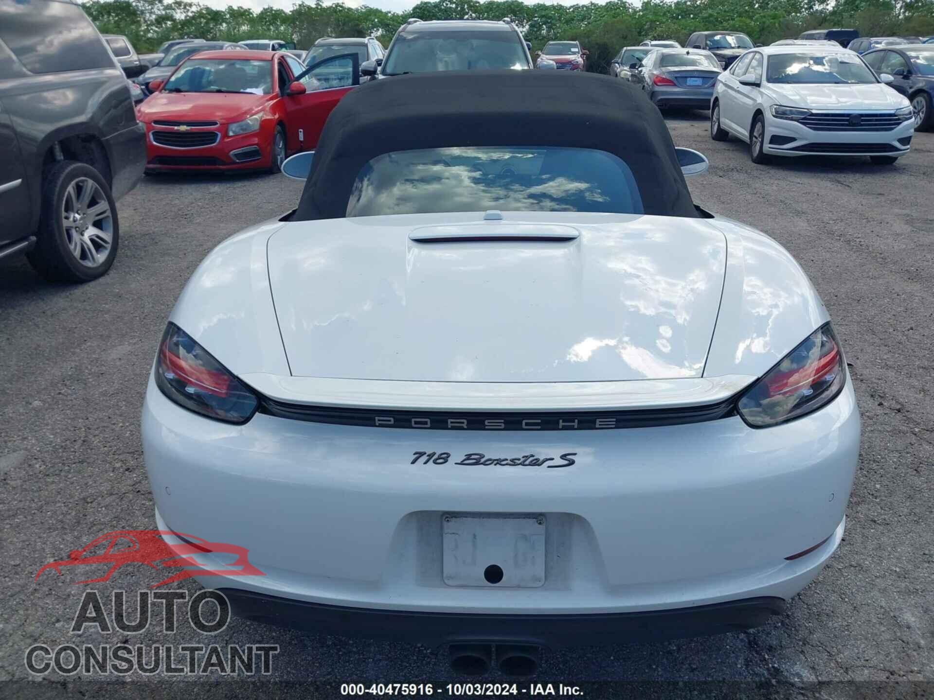 PORSCHE BOXSTER 2017 - WP0CB2A82HS241677