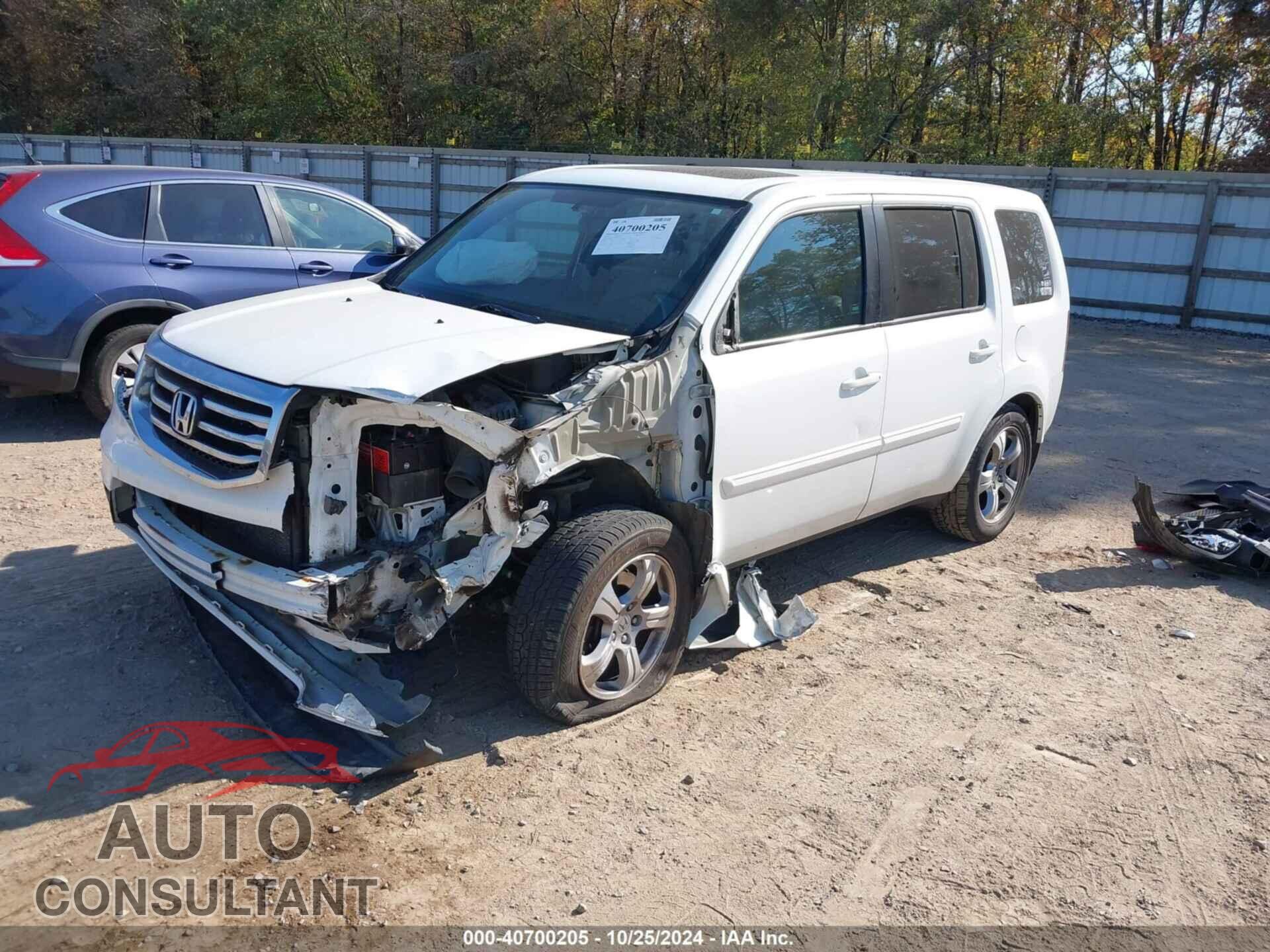 HONDA PILOT 2013 - 5FNYF4H76DB007178