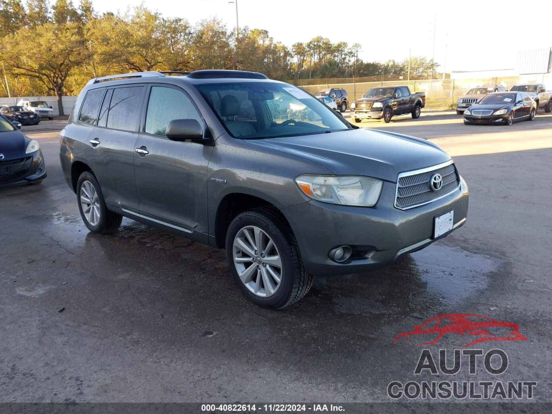 TOYOTA HIGHLANDER HYBRID 2009 - JTEEW44A892030908