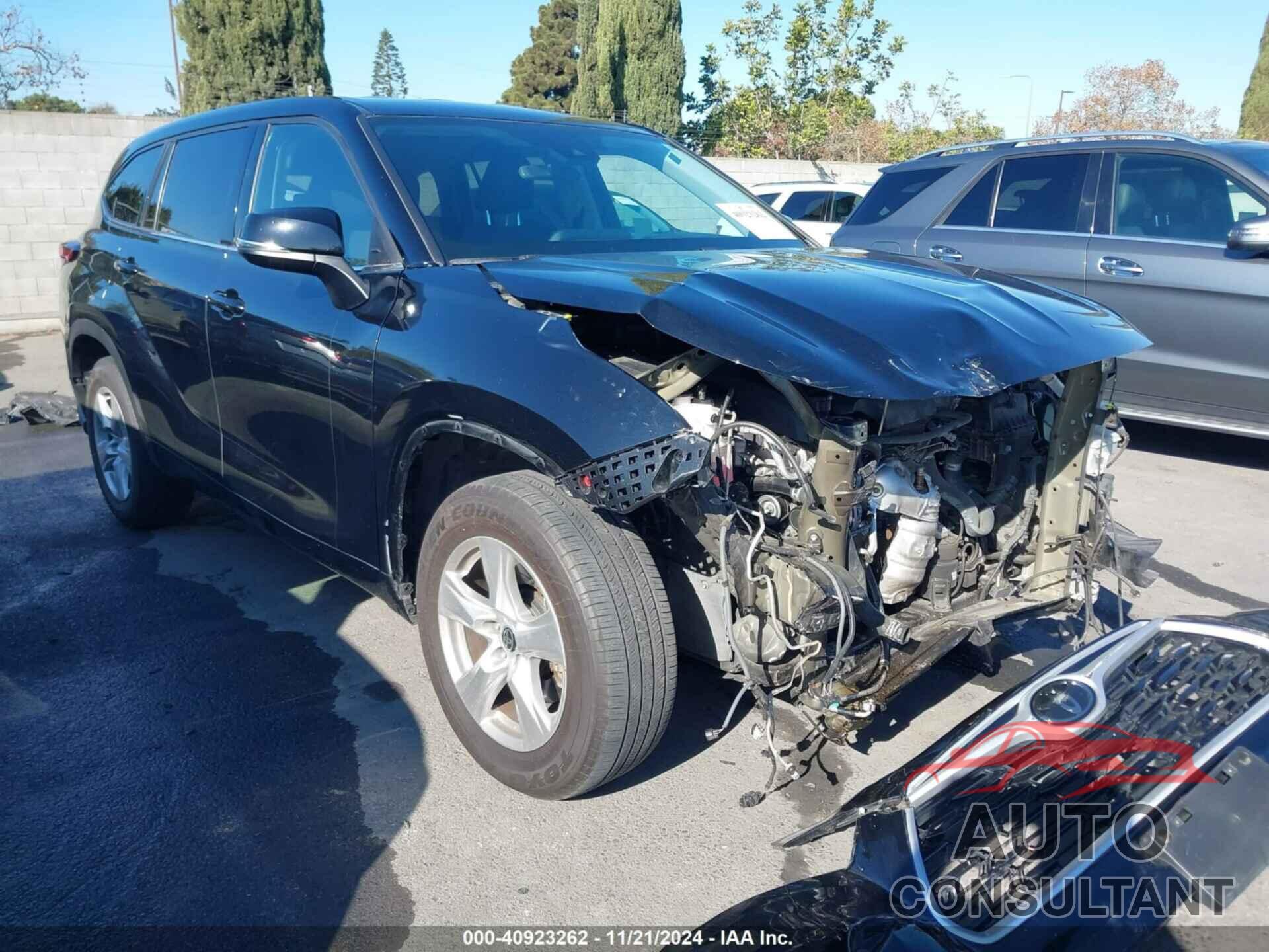 TOYOTA HIGHLANDER 2021 - 5TDZZRAH6MS515349