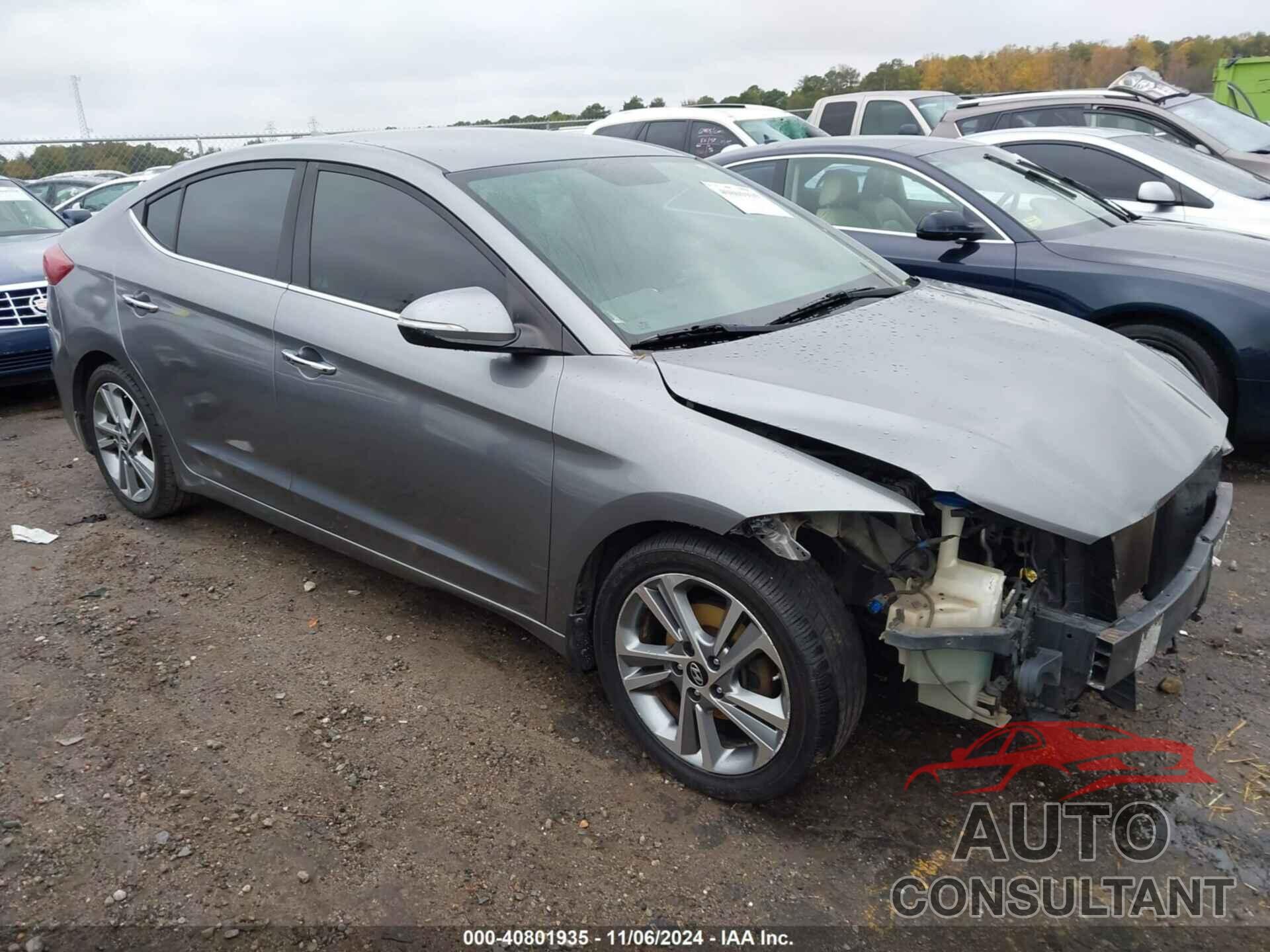 HYUNDAI ELANTRA 2017 - KMHD84LF0HU263865