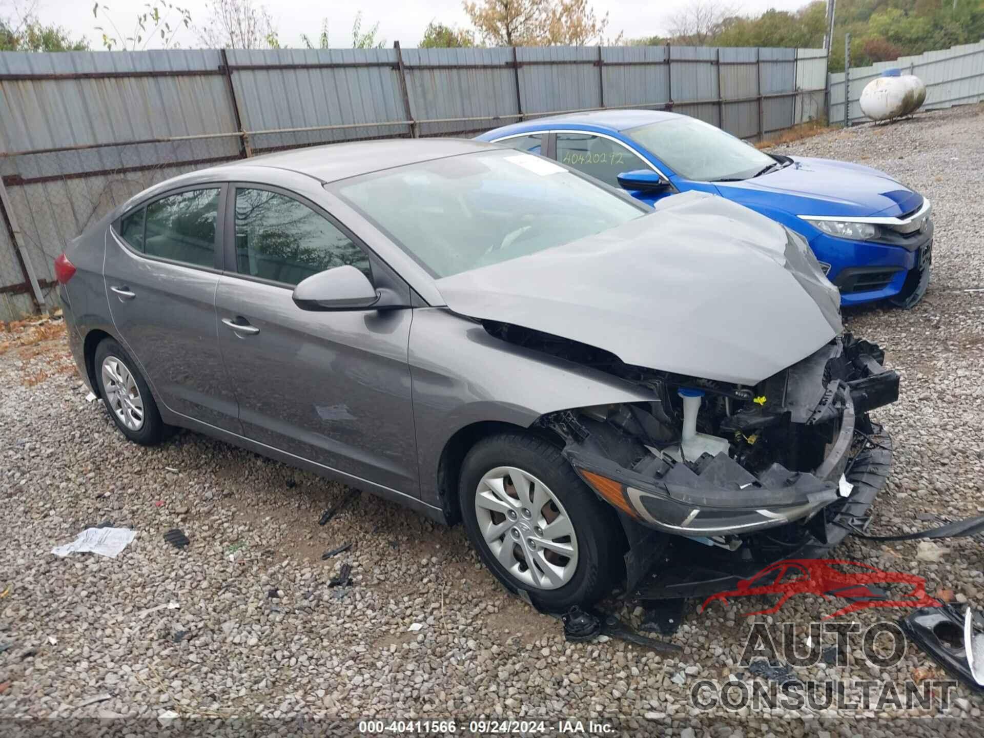 HYUNDAI ELANTRA 2018 - 5NPD74LF4JH354371