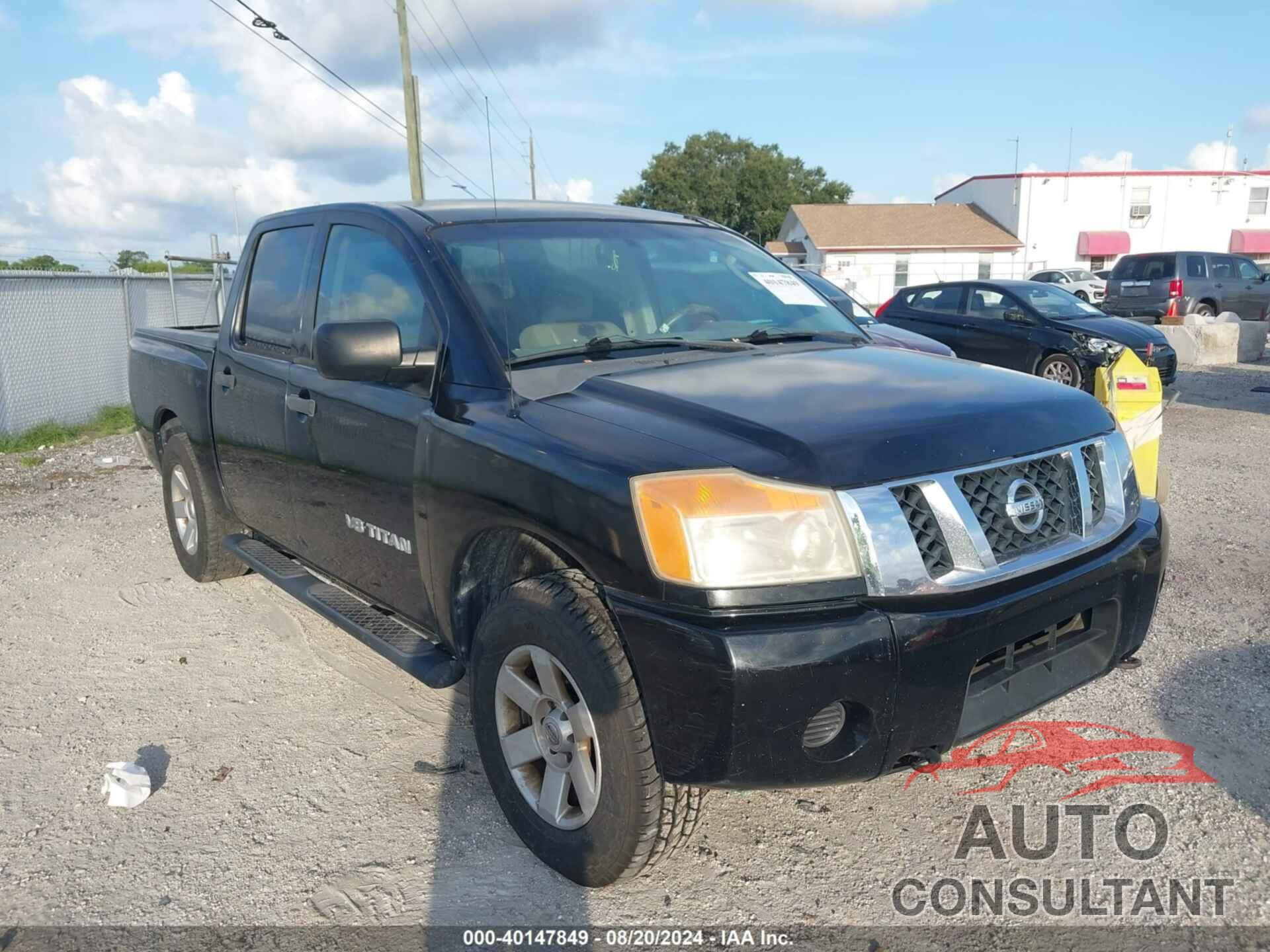 NISSAN TITAN 2009 - 1N6BA07D79N310352