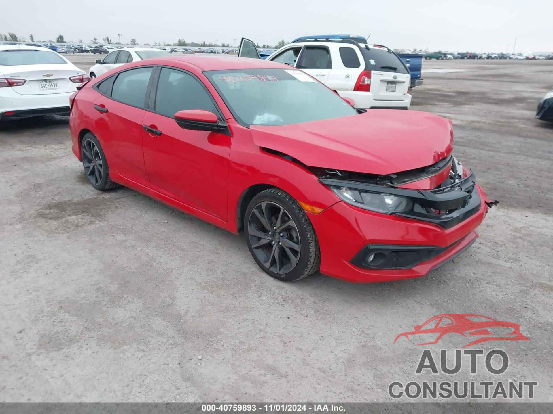 HONDA CIVIC 2020 - 2HGFC2F81LH582766