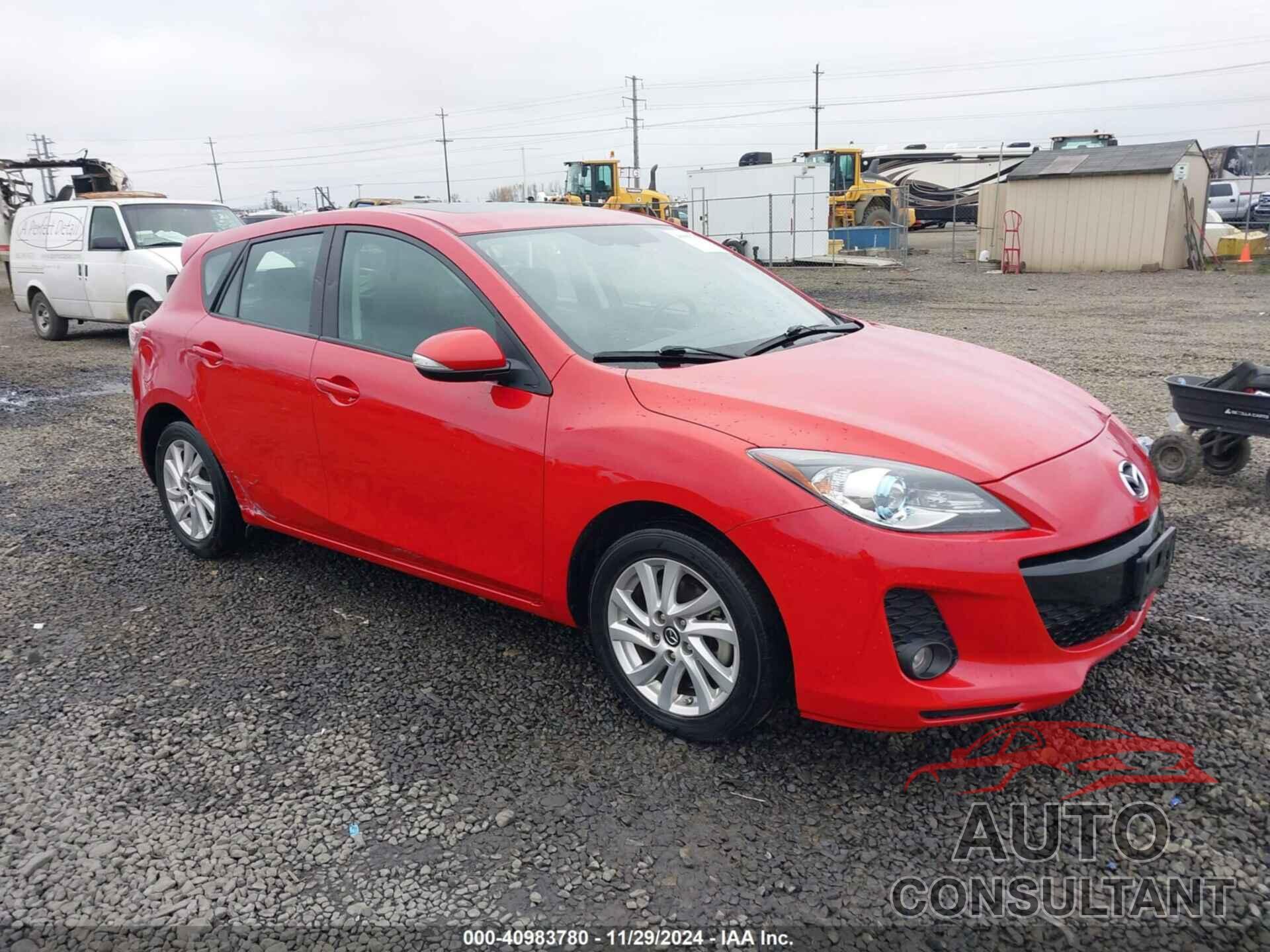 MAZDA MAZDA3 2013 - JM1BL1MP8D1768712