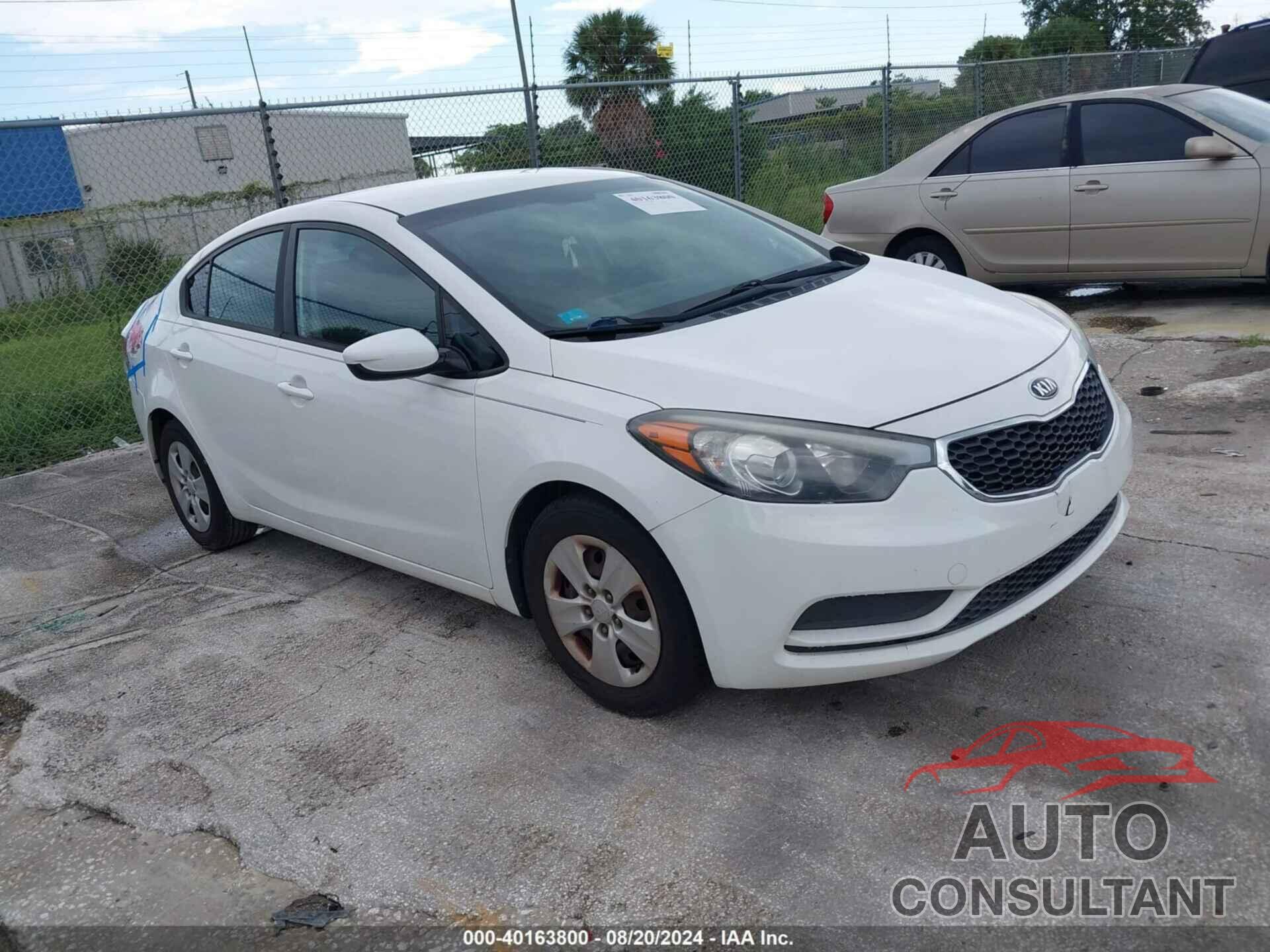 KIA FORTE 2016 - KNAFK4A69G5486803