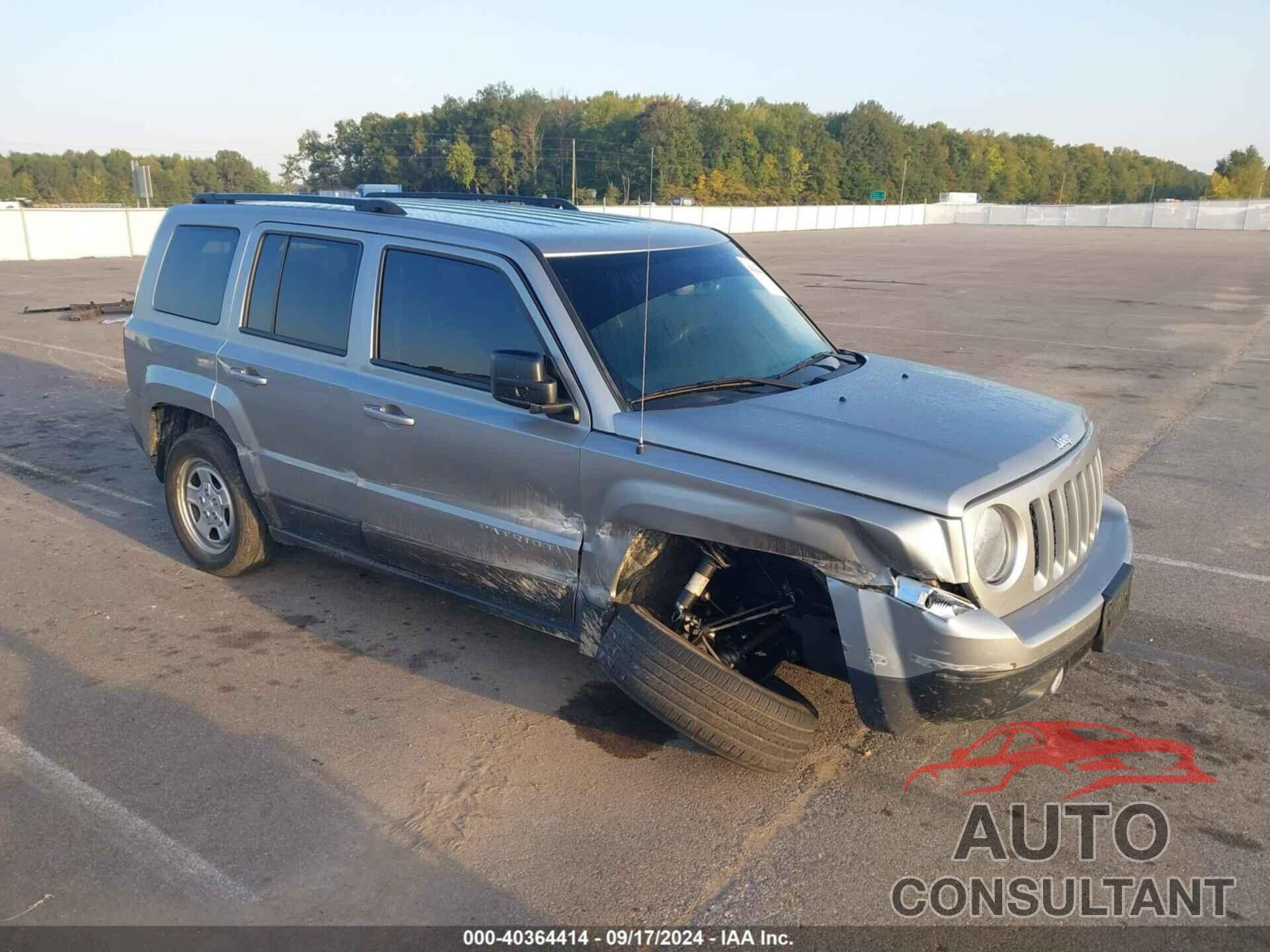 JEEP PATRIOT 2017 - 1C4NJRBBXHD144357