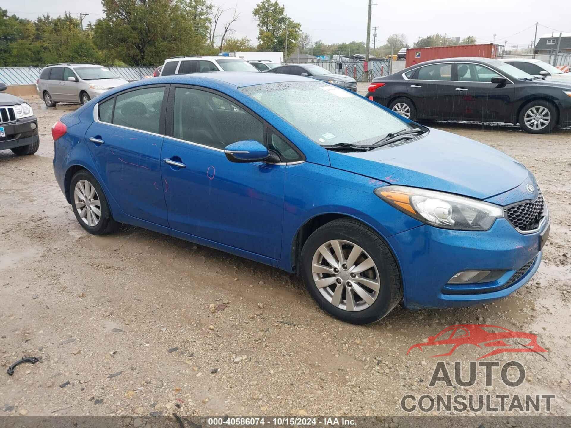 KIA FORTE 2014 - KNAFX4A84E5112423