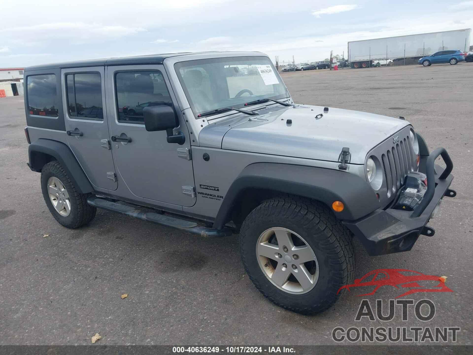 JEEP WRANGLER UNLIMITED 2013 - 1C4BJWDG2DL589704