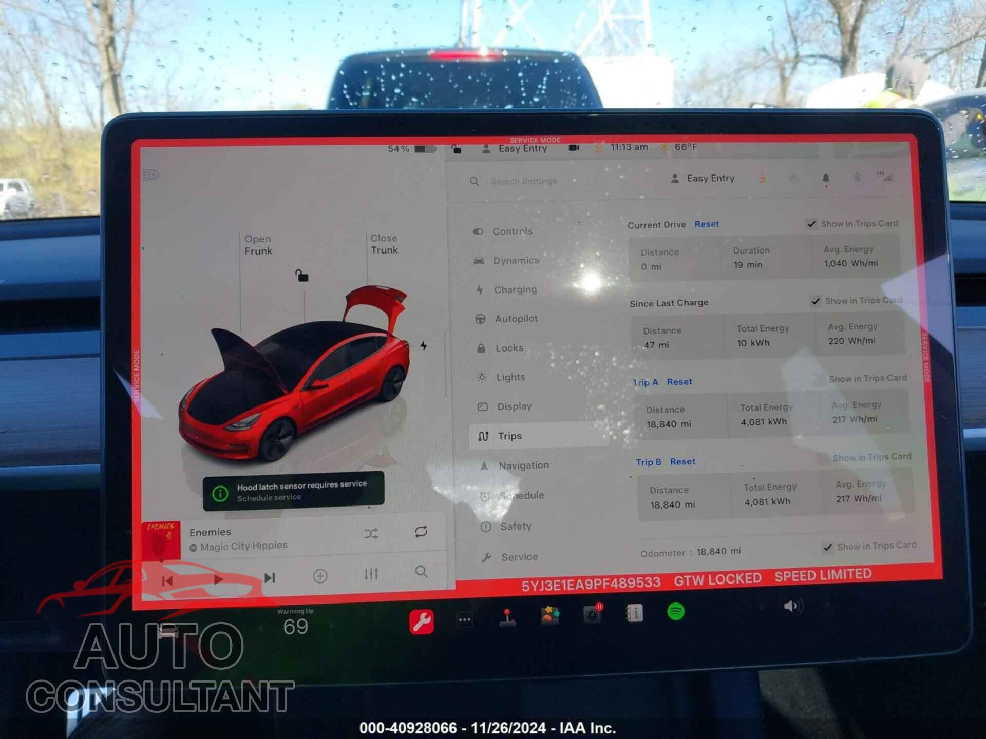 TESLA MODEL 3 2023 - 5YJ3E1EA9PF489533