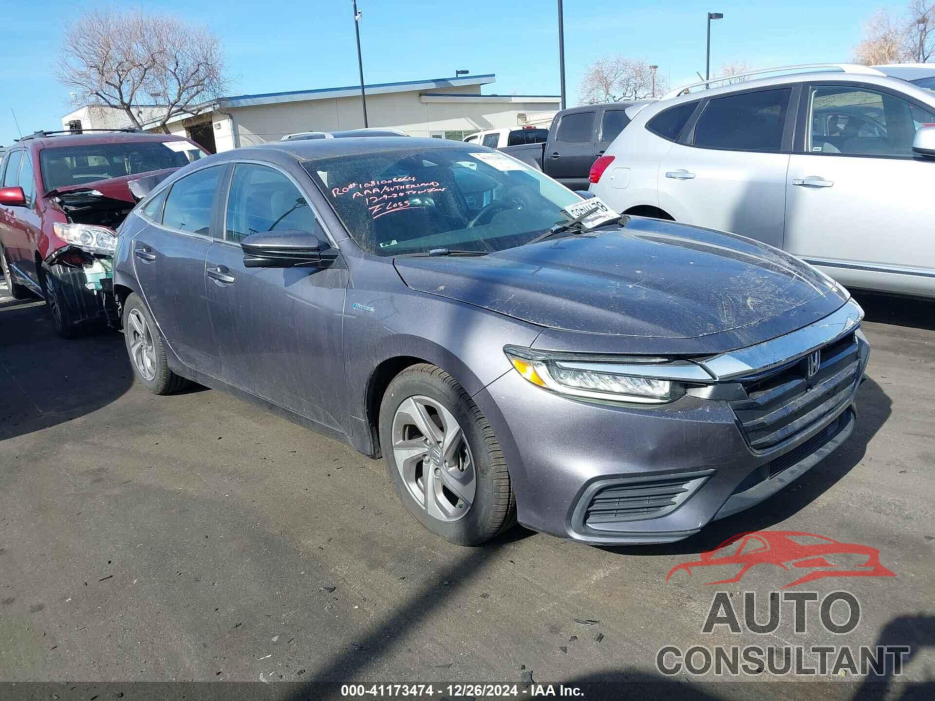 HONDA INSIGHT 2020 - 19XZE4F50LE001034