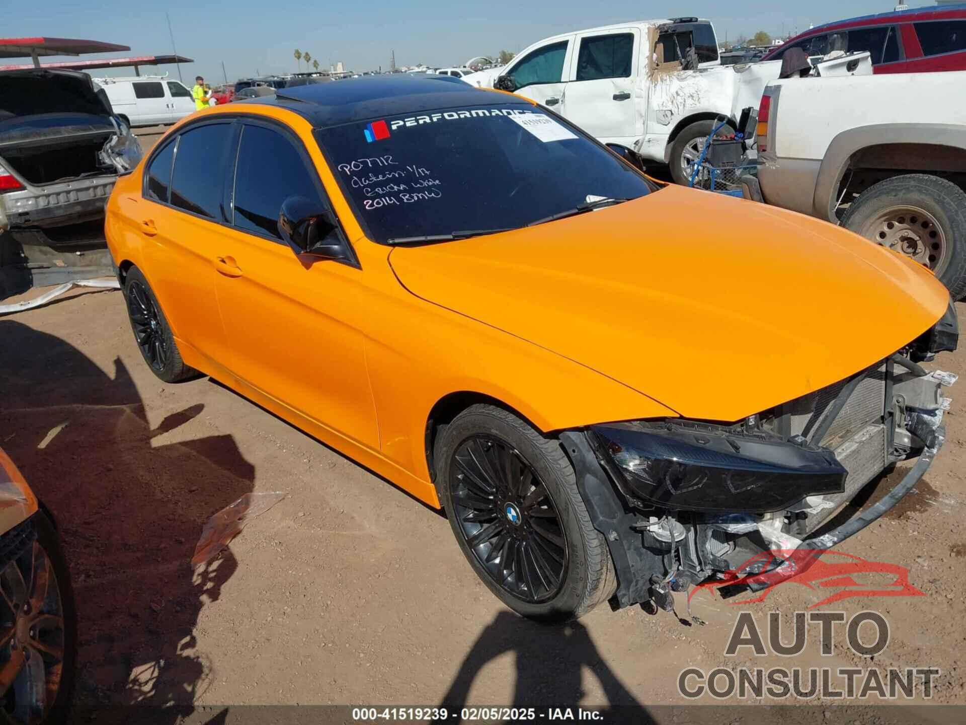 BMW 328I 2014 - WBA3A5G58ENP31856