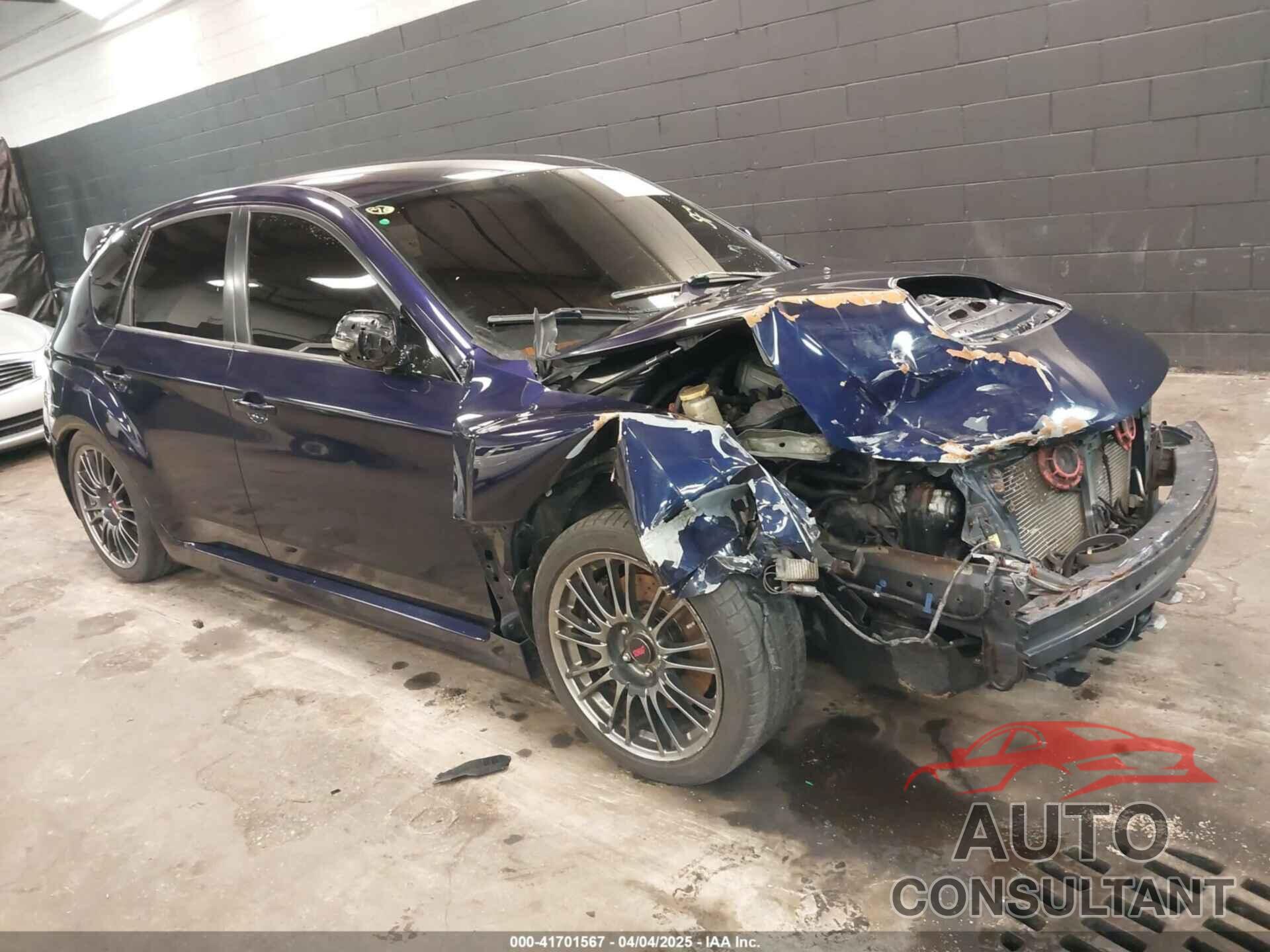 SUBARU IMPREZA WRX STI 2012 - JF1GR8H67CL200331