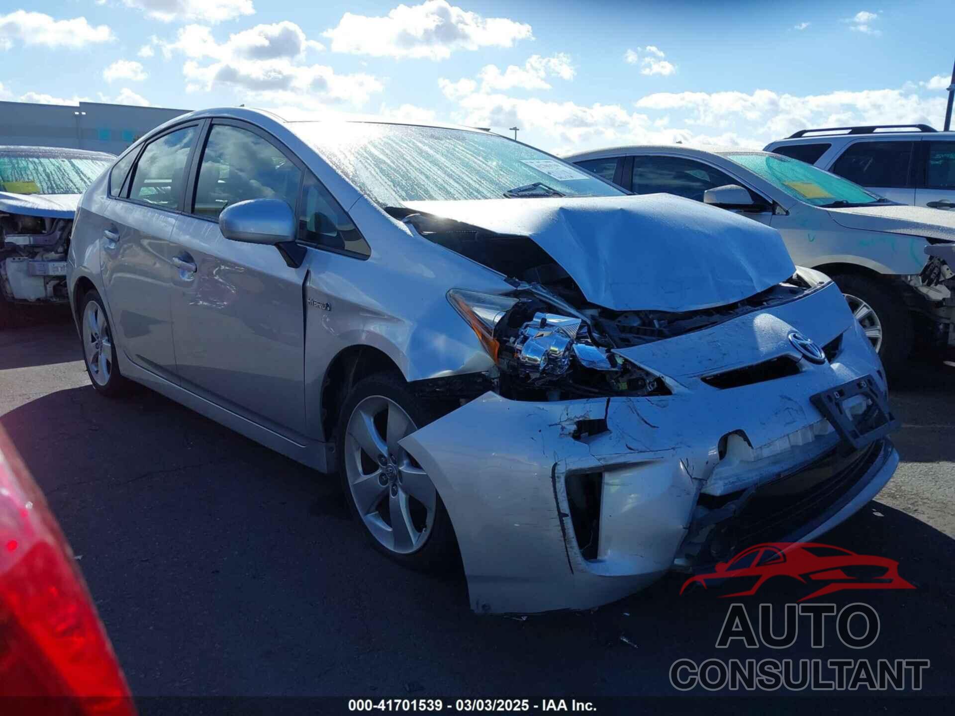 TOYOTA PRIUS 2012 - JTDKN3DU0C5432829