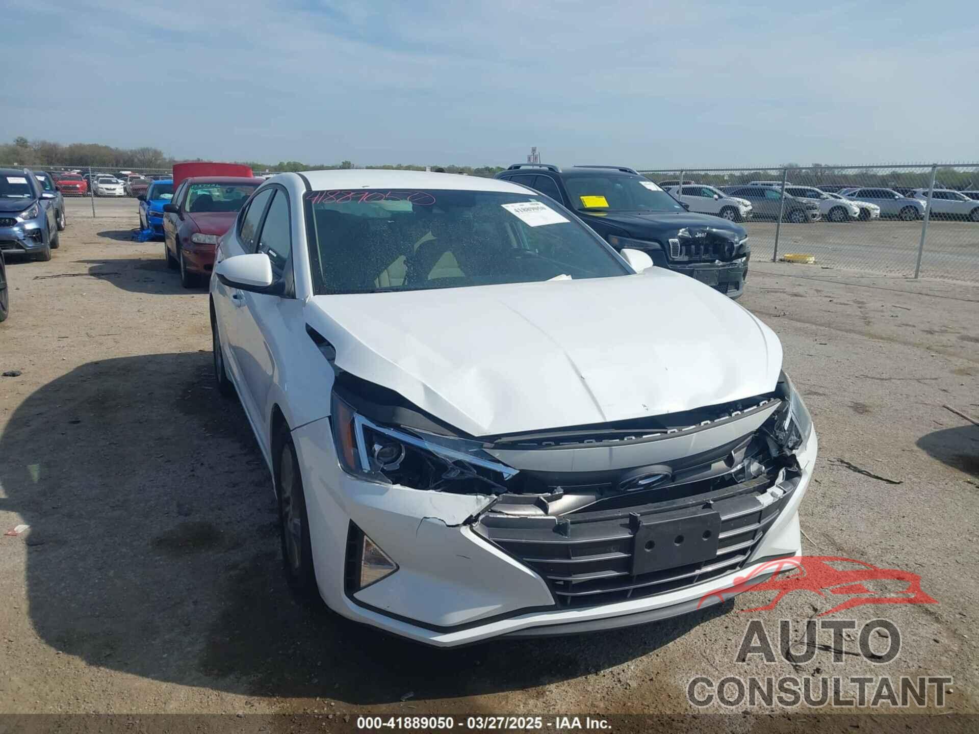 HYUNDAI ELANTRA 2019 - 5NPD84LF8KH408575