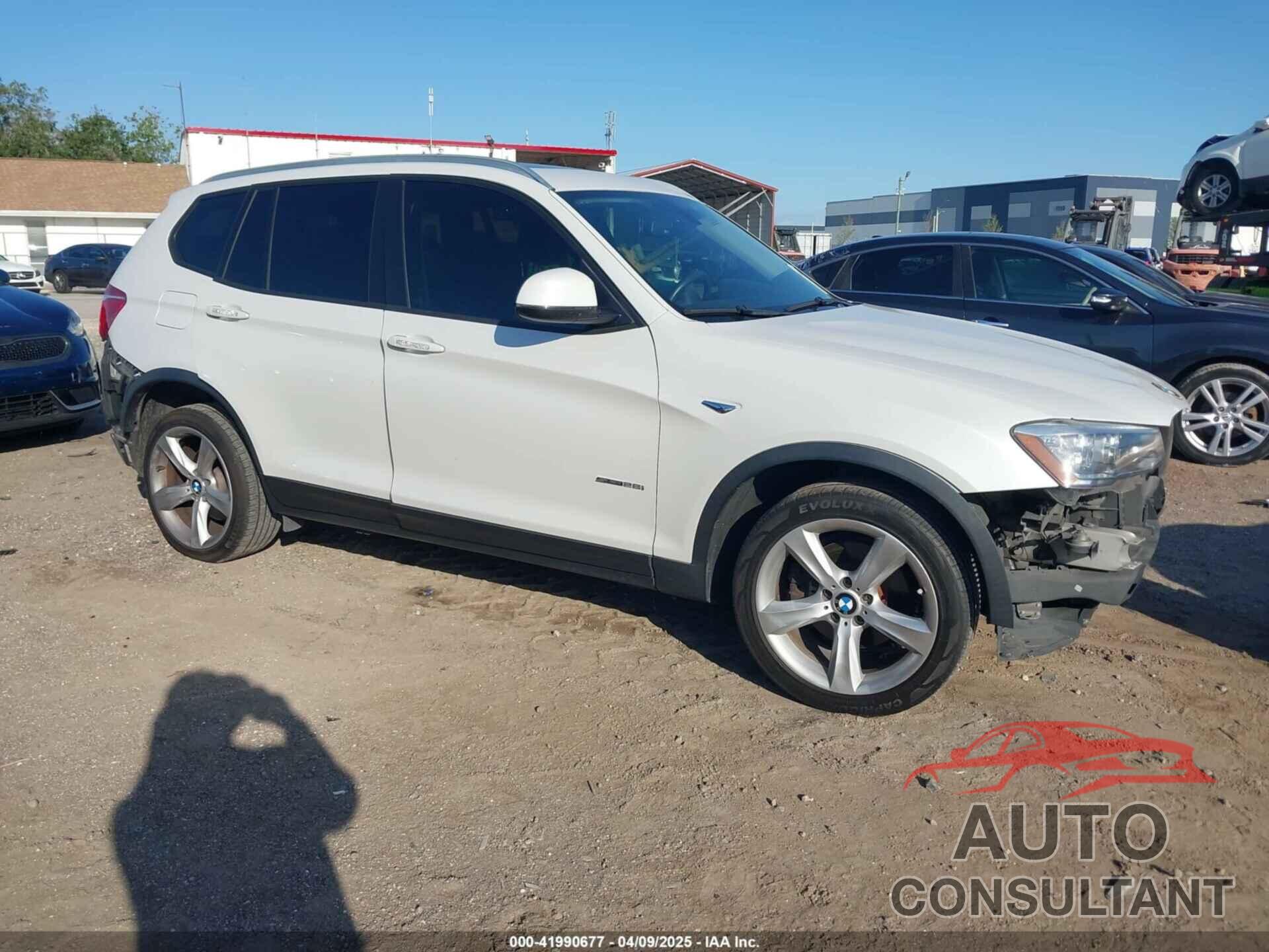 BMW X3 2017 - 5UXWZ7C39H0V90529
