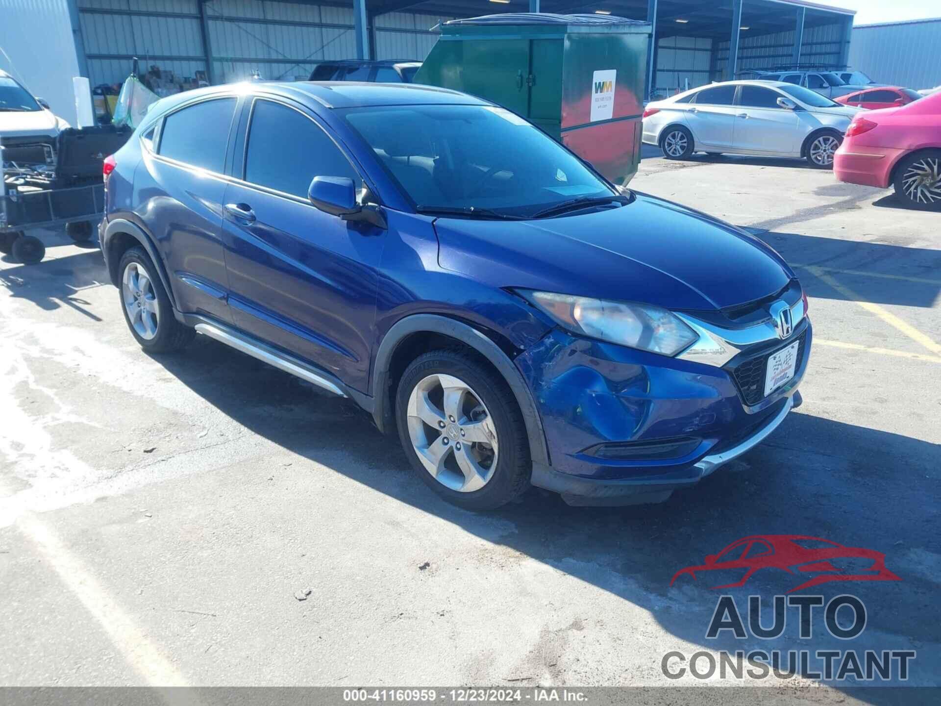 HONDA HR-V 2016 - 3CZRU6H39GM752004