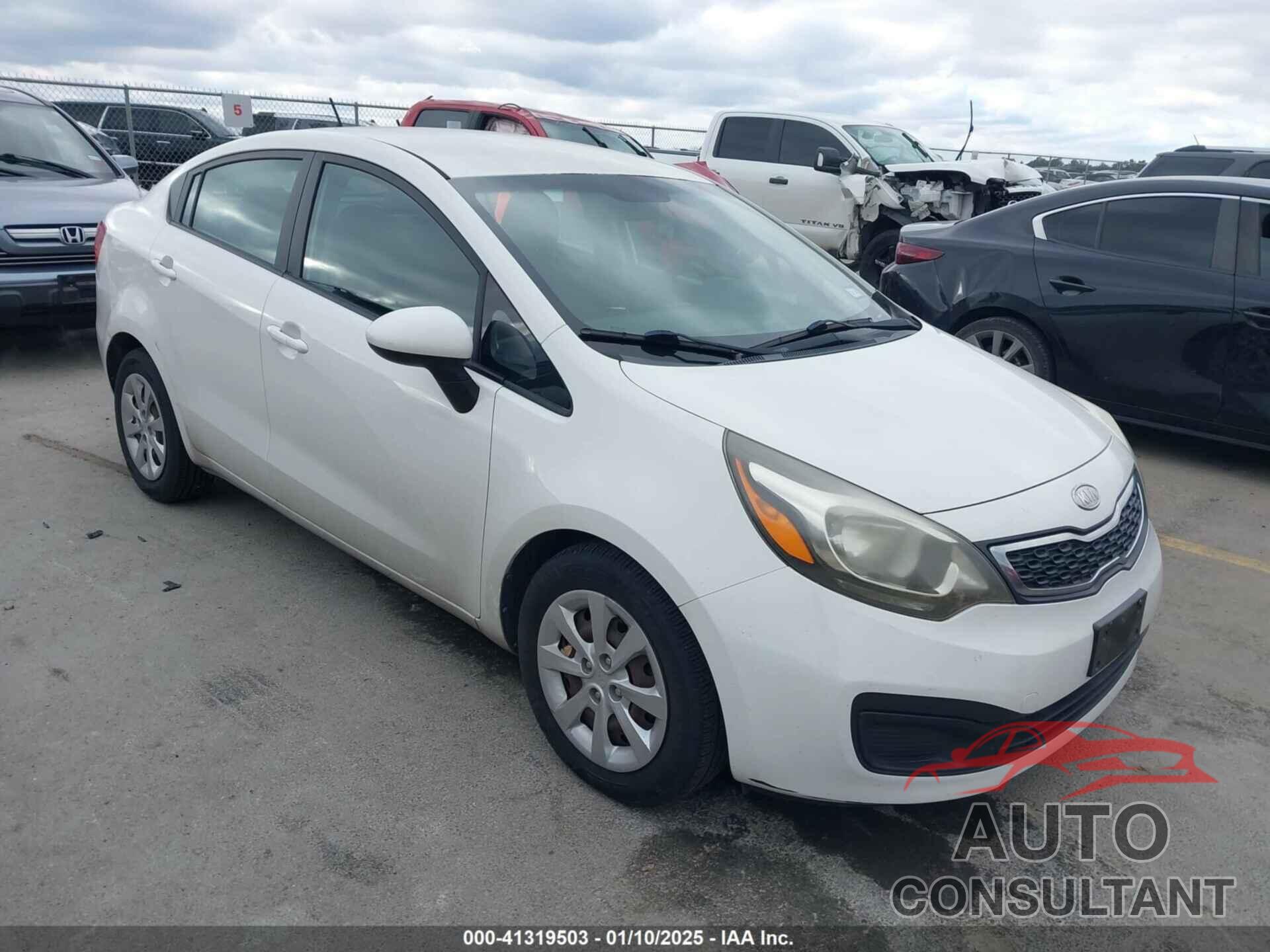 KIA RIO 2013 - KNADN4A32D6112785