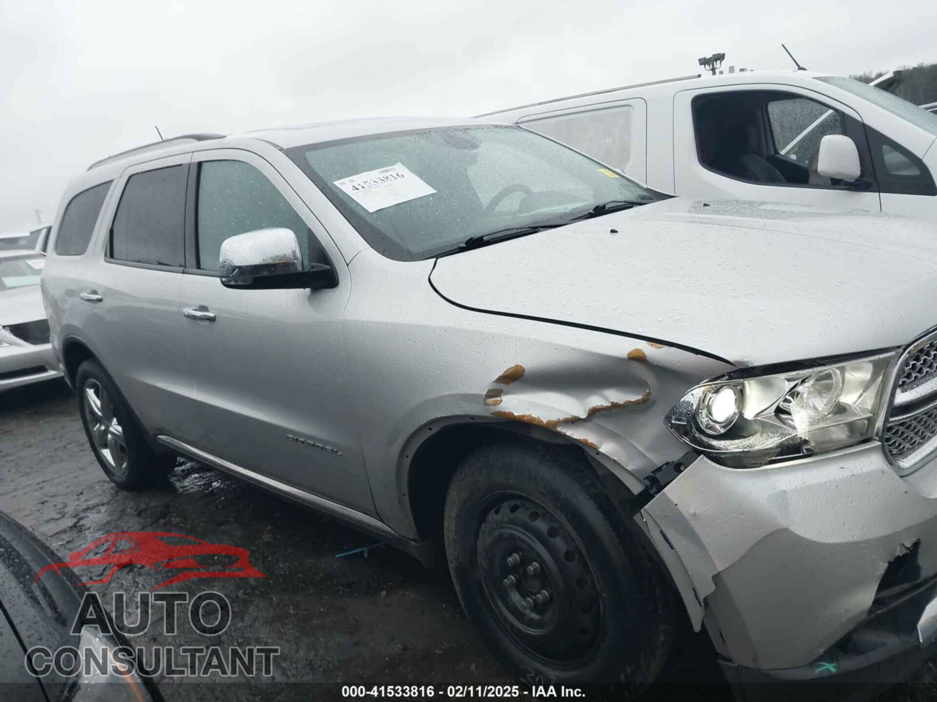 DODGE DURANGO 2012 - 1C4RDHEG7CC109168