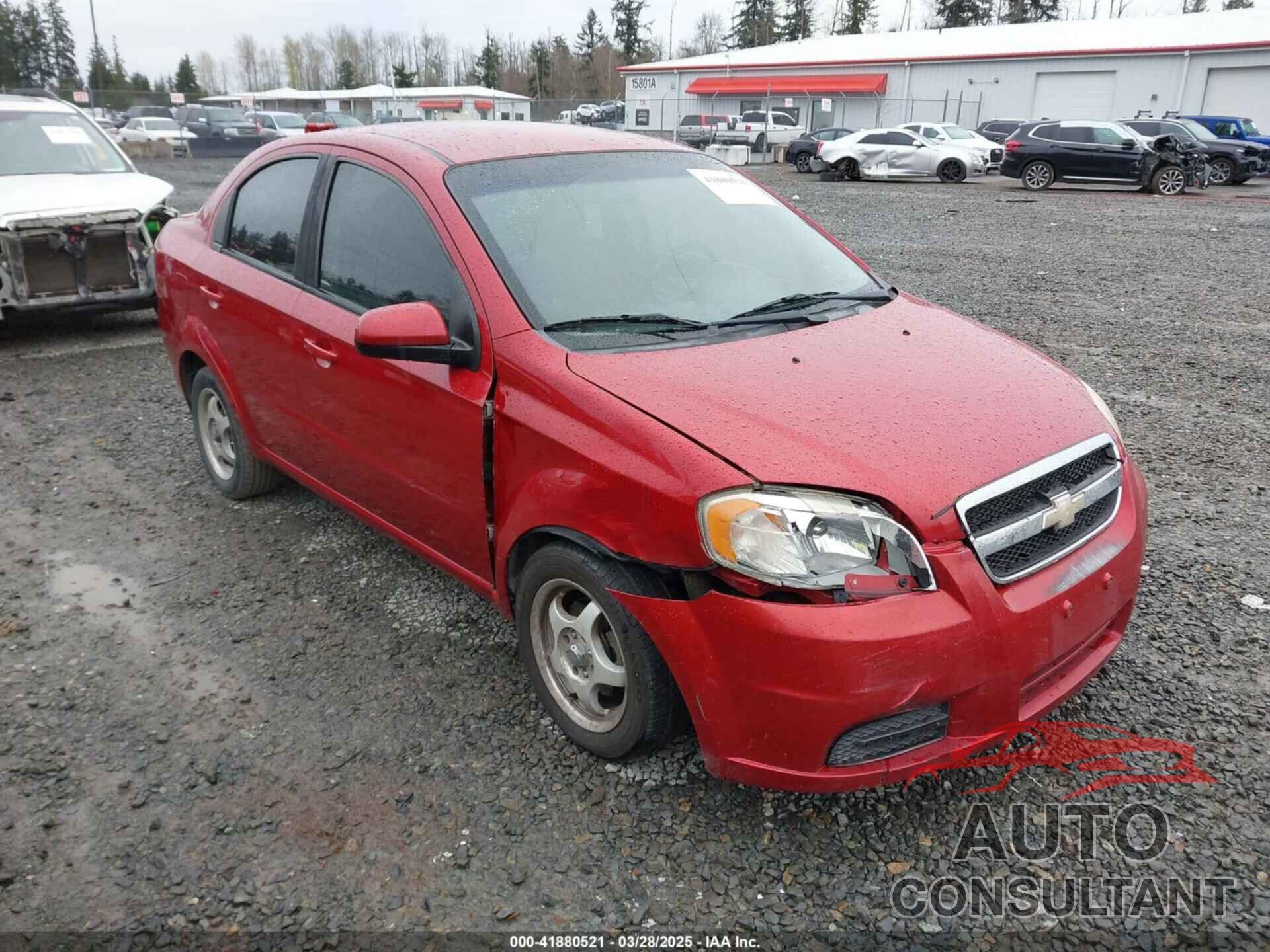 CHEVROLET AVEO 2010 - KL1TD5DE0AB119412