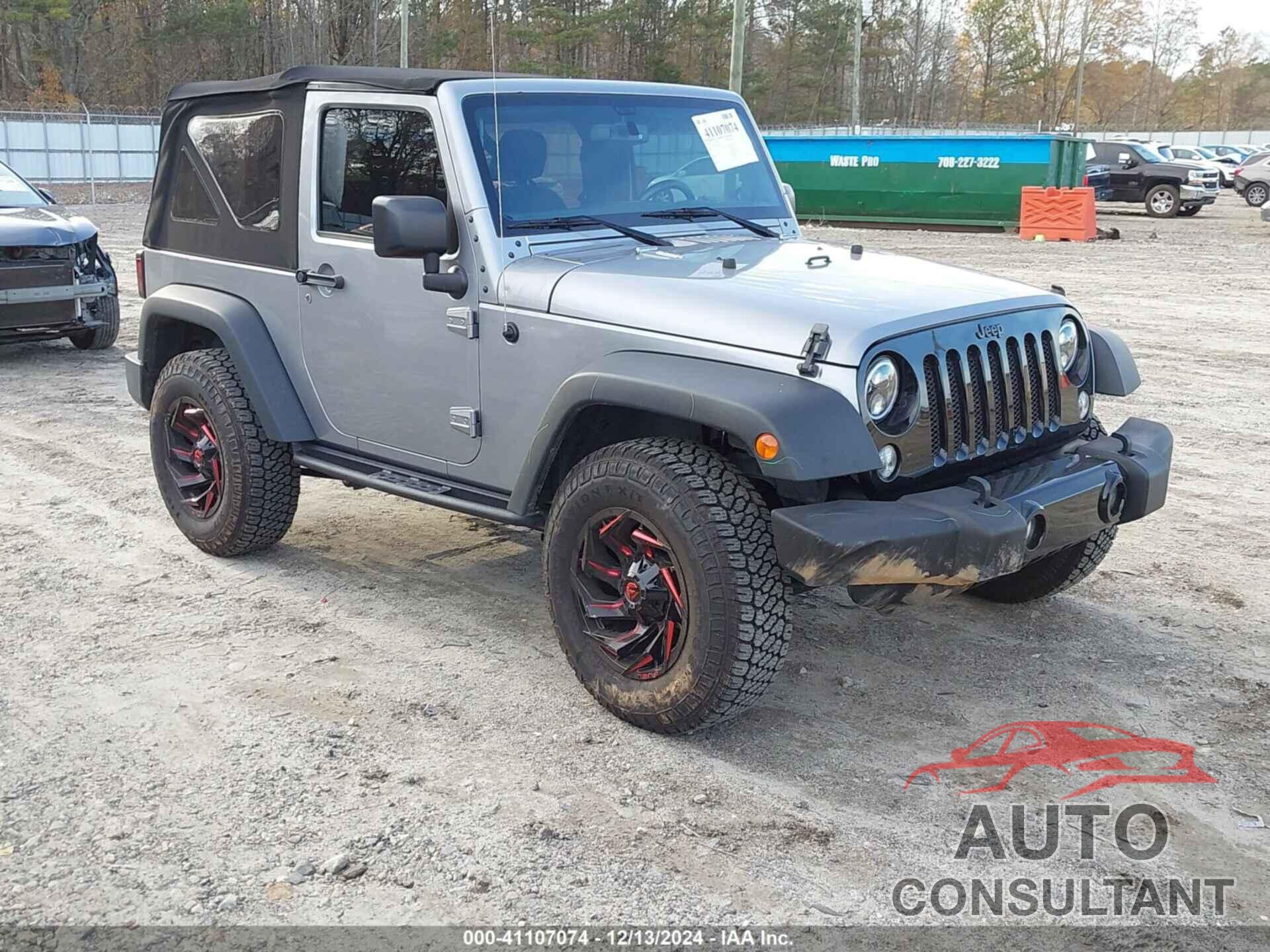 JEEP WRANGLER 2016 - 1C4AJWAG2GL347354