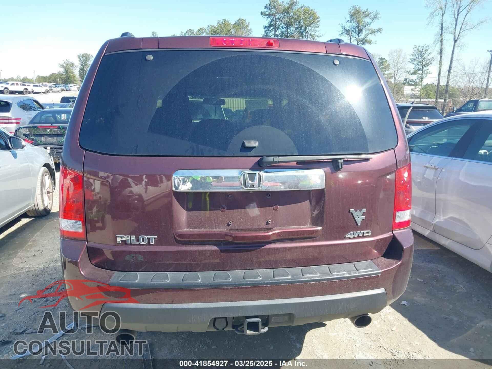 HONDA PILOT 2011 - 5FNYF4H76BB024124
