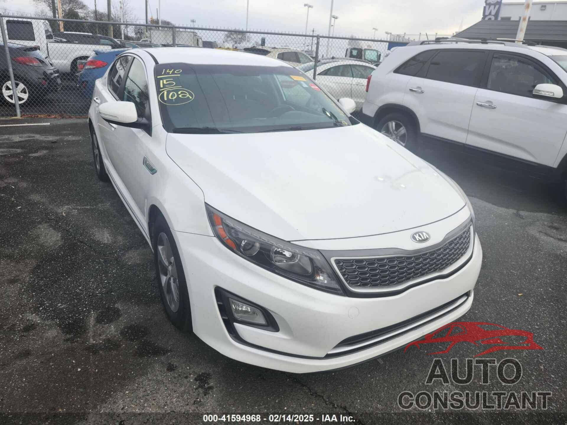 KIA OPTIMA 2015 - KNAGM4AD5F5082795