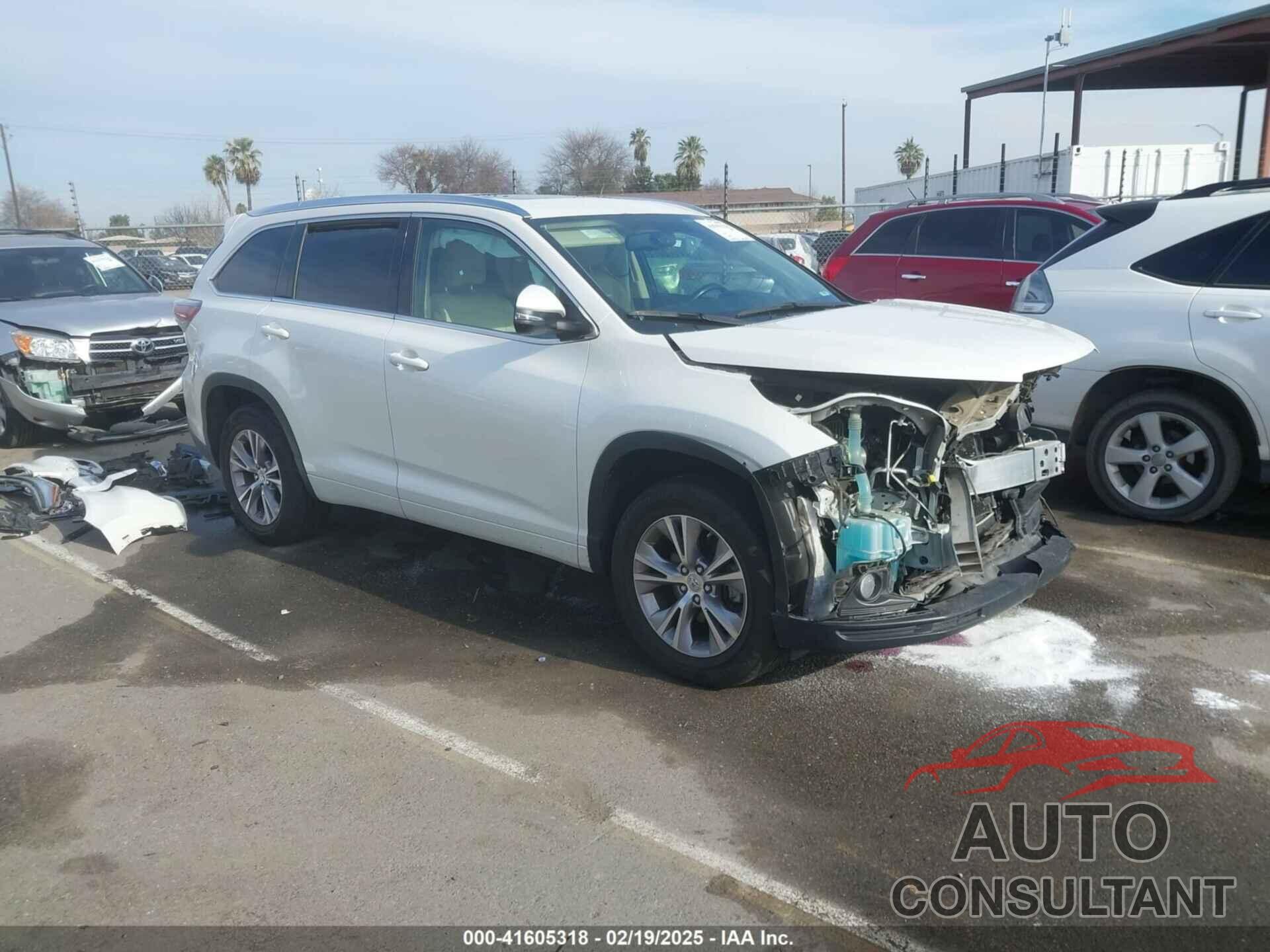 TOYOTA HIGHLANDER 2015 - 5TDKKRFH3FS094627