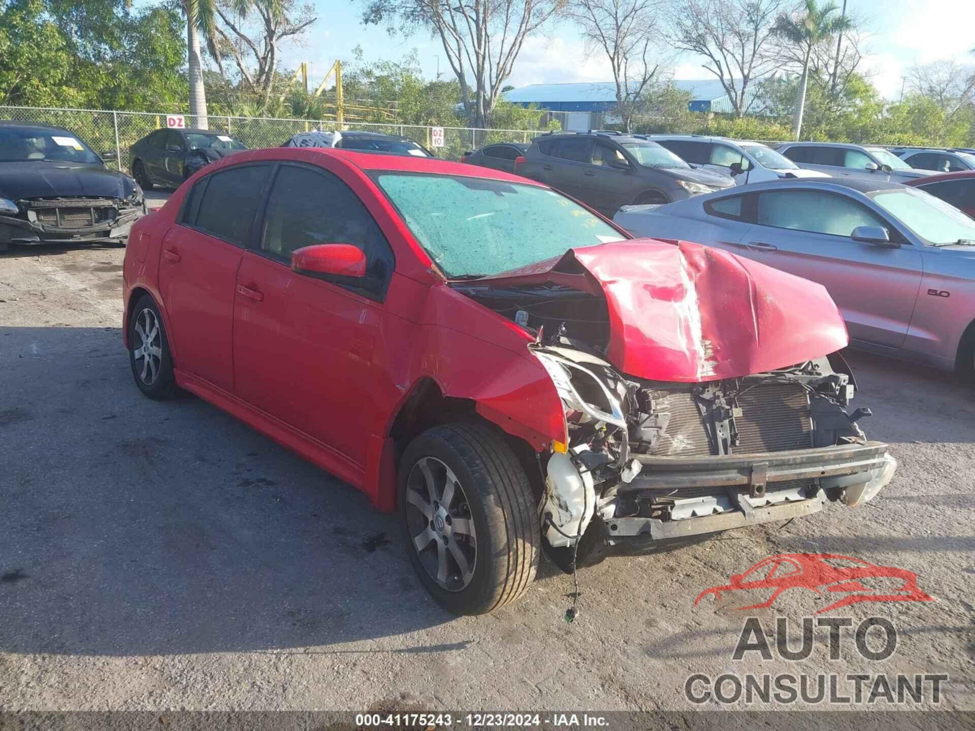 NISSAN SENTRA 2012 - 3N1AB6AP5CL676709