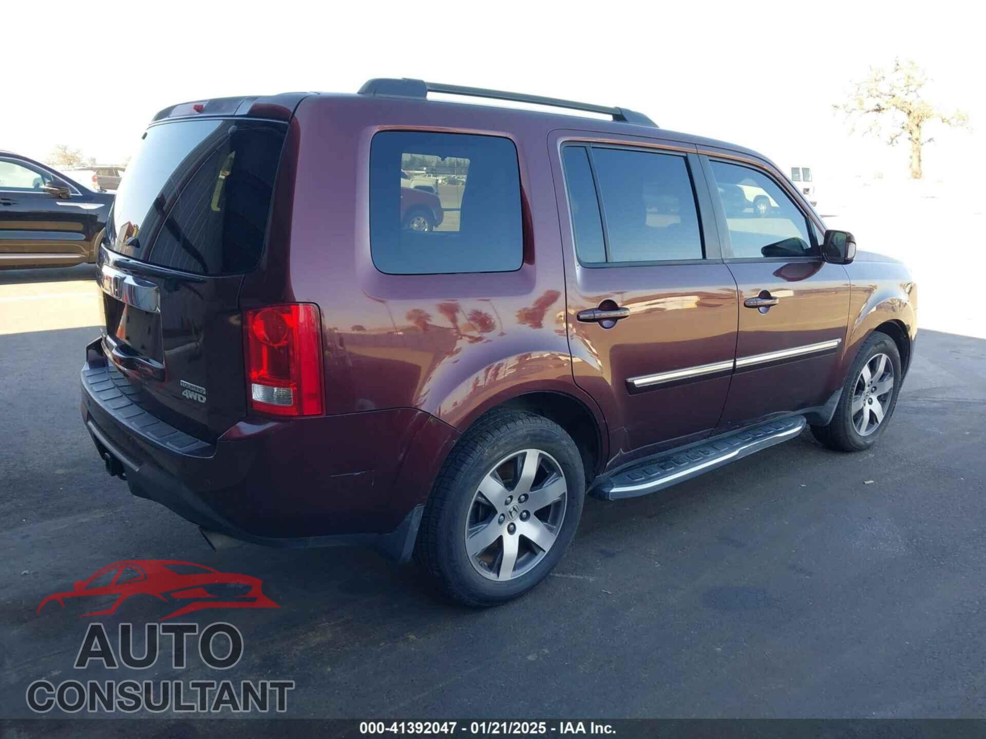 HONDA PILOT 2012 - 5FNYF4H92CB044244