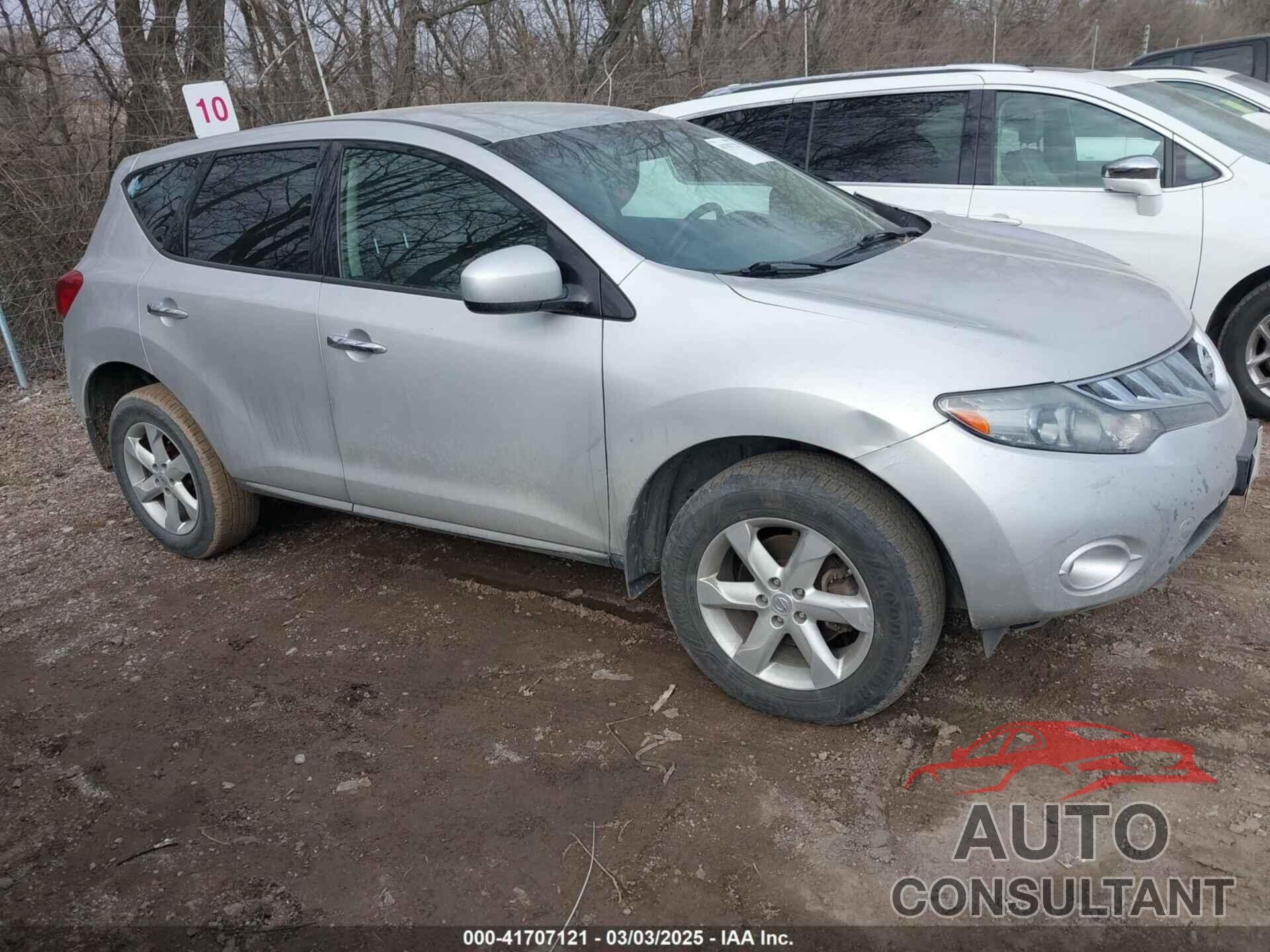 NISSAN MURANO 2010 - JN8AZ1MW9AW110949