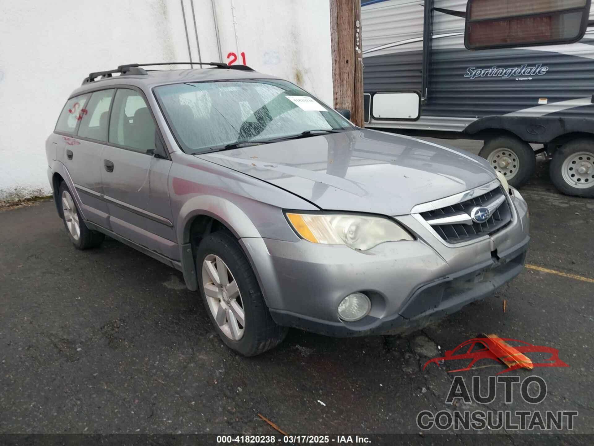 SUBARU OUTBACK 2009 - 4S4BP61C997322071