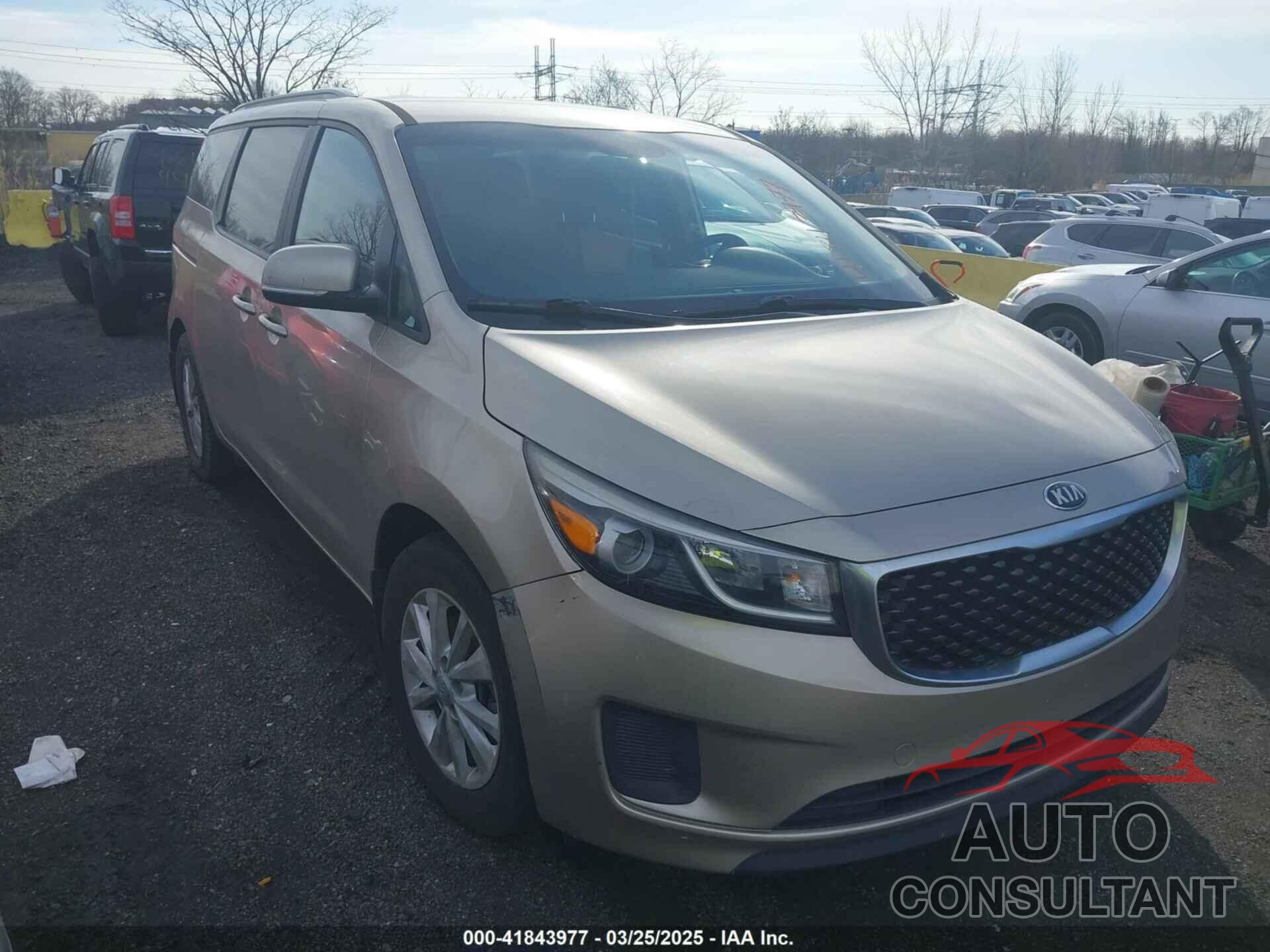 KIA SEDONA 2015 - KNDMB5C15F6044093