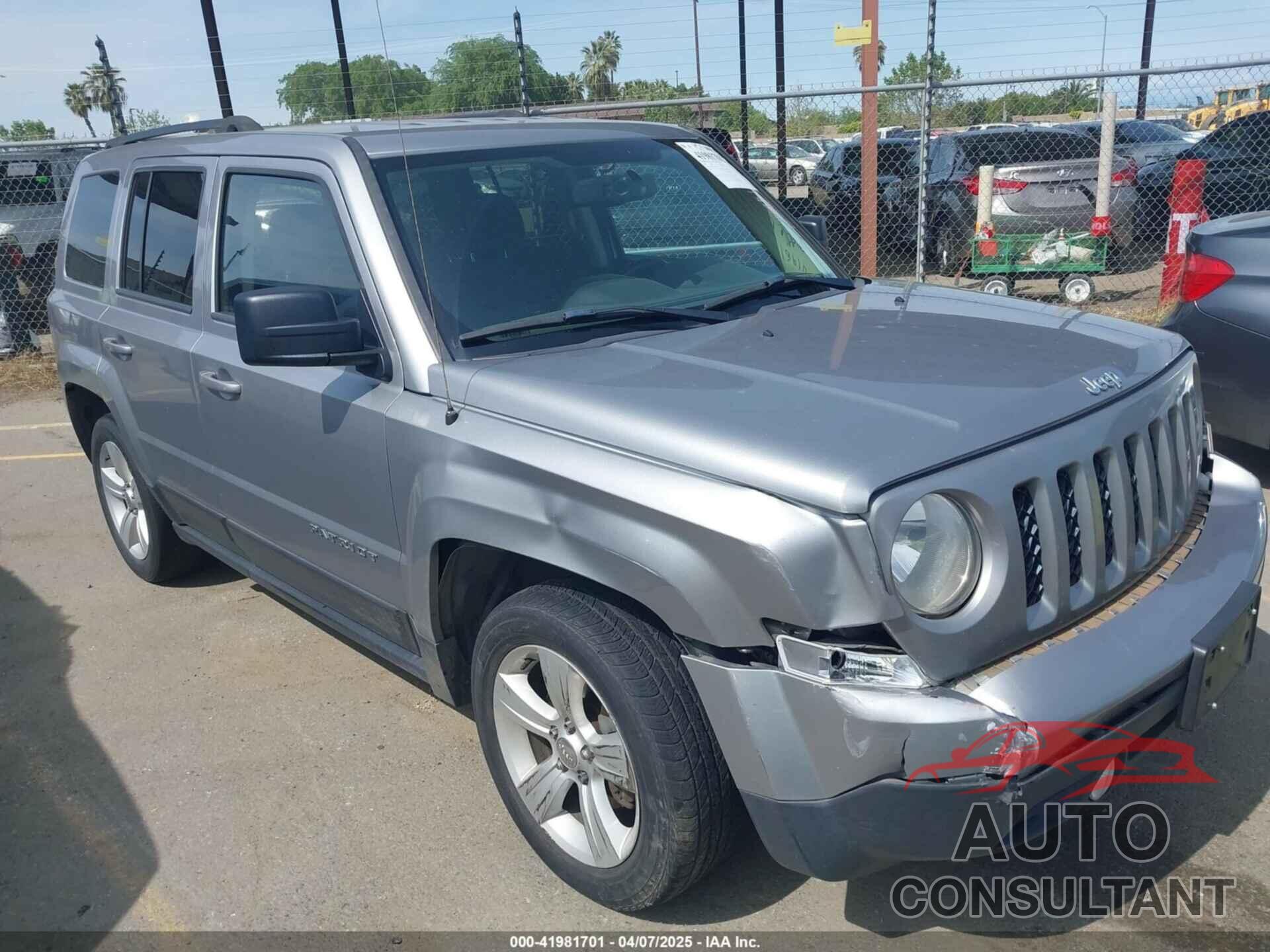 JEEP PATRIOT 2017 - 1C4NJPFBXHD182248