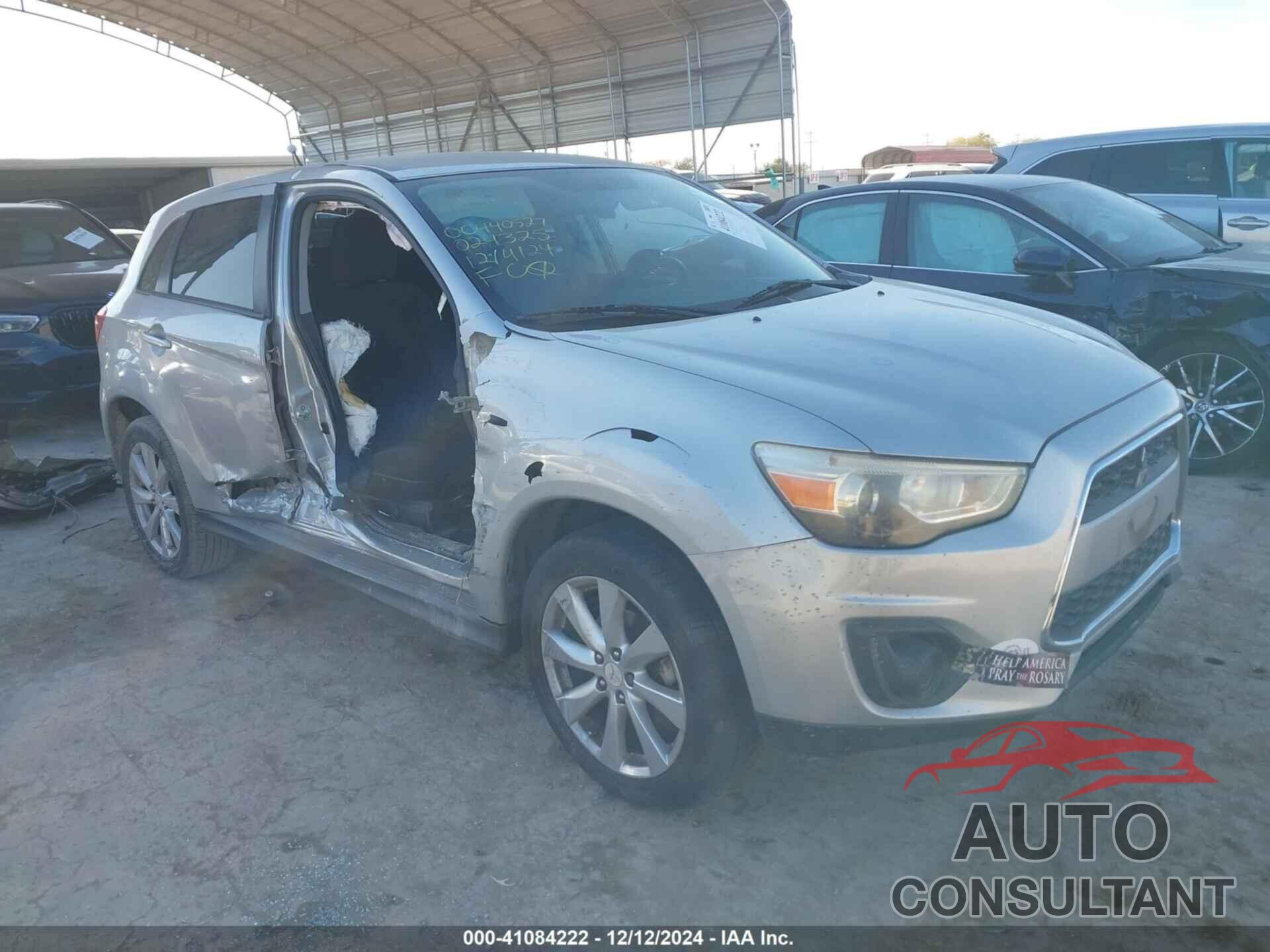 MITSUBISHI OUTLANDER SPORT 2013 - 4A4AP3AU8DE024325