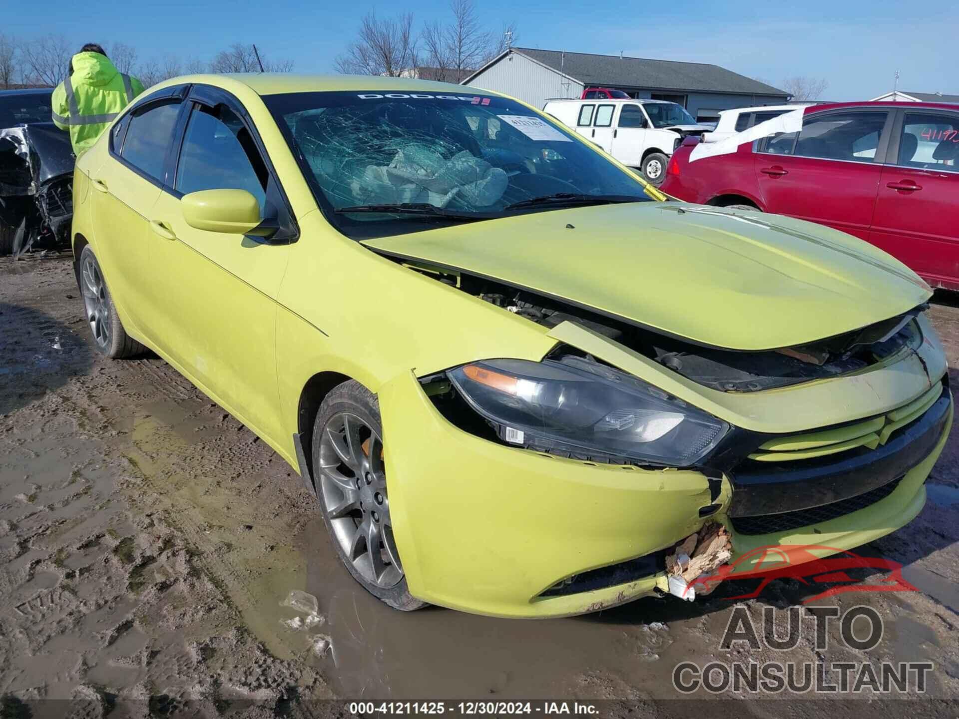 DODGE DART 2013 - 1C3CDFBA8DD110999