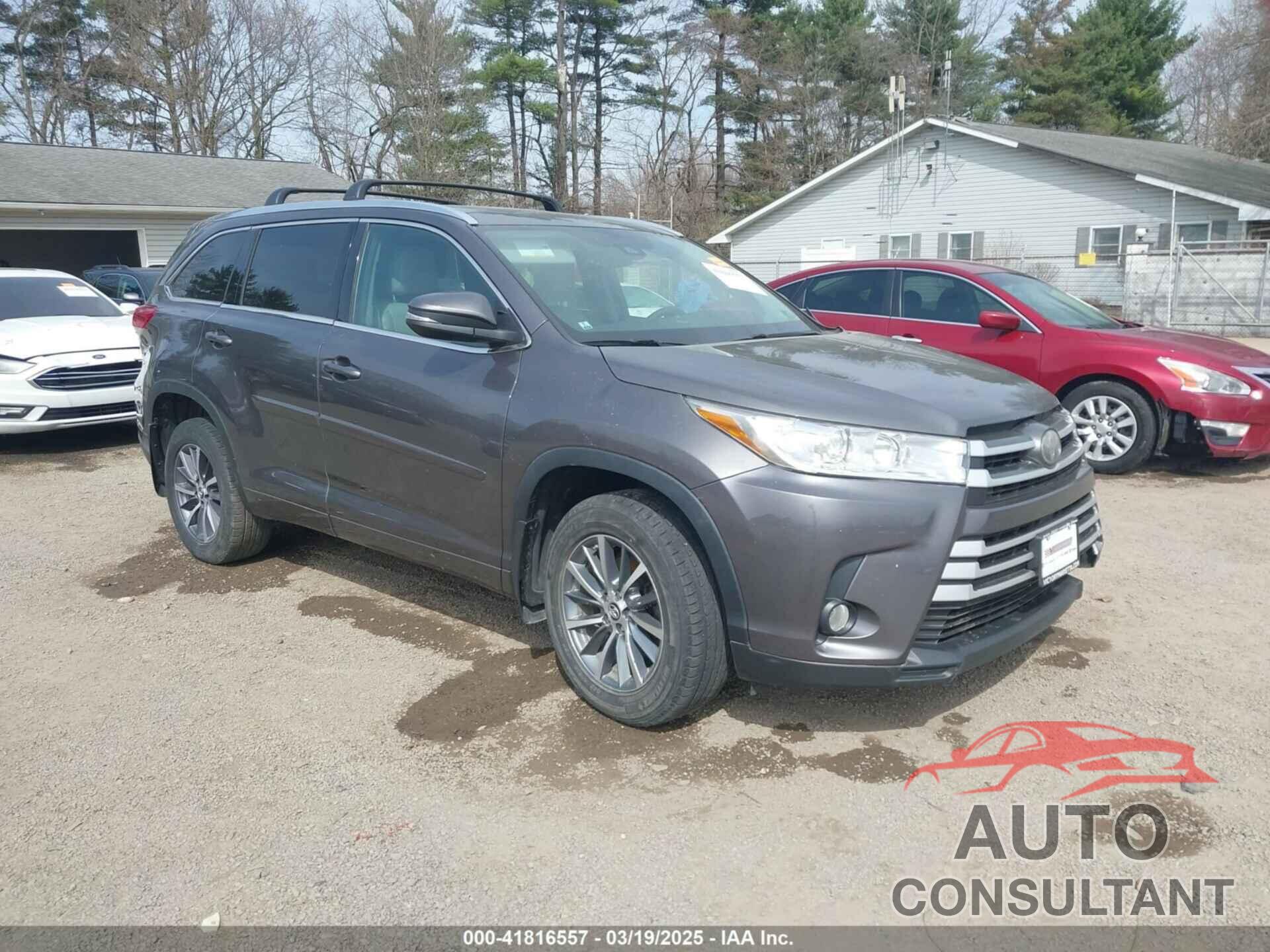 TOYOTA HIGHLANDER 2017 - 5TDJZRFH5HS391599