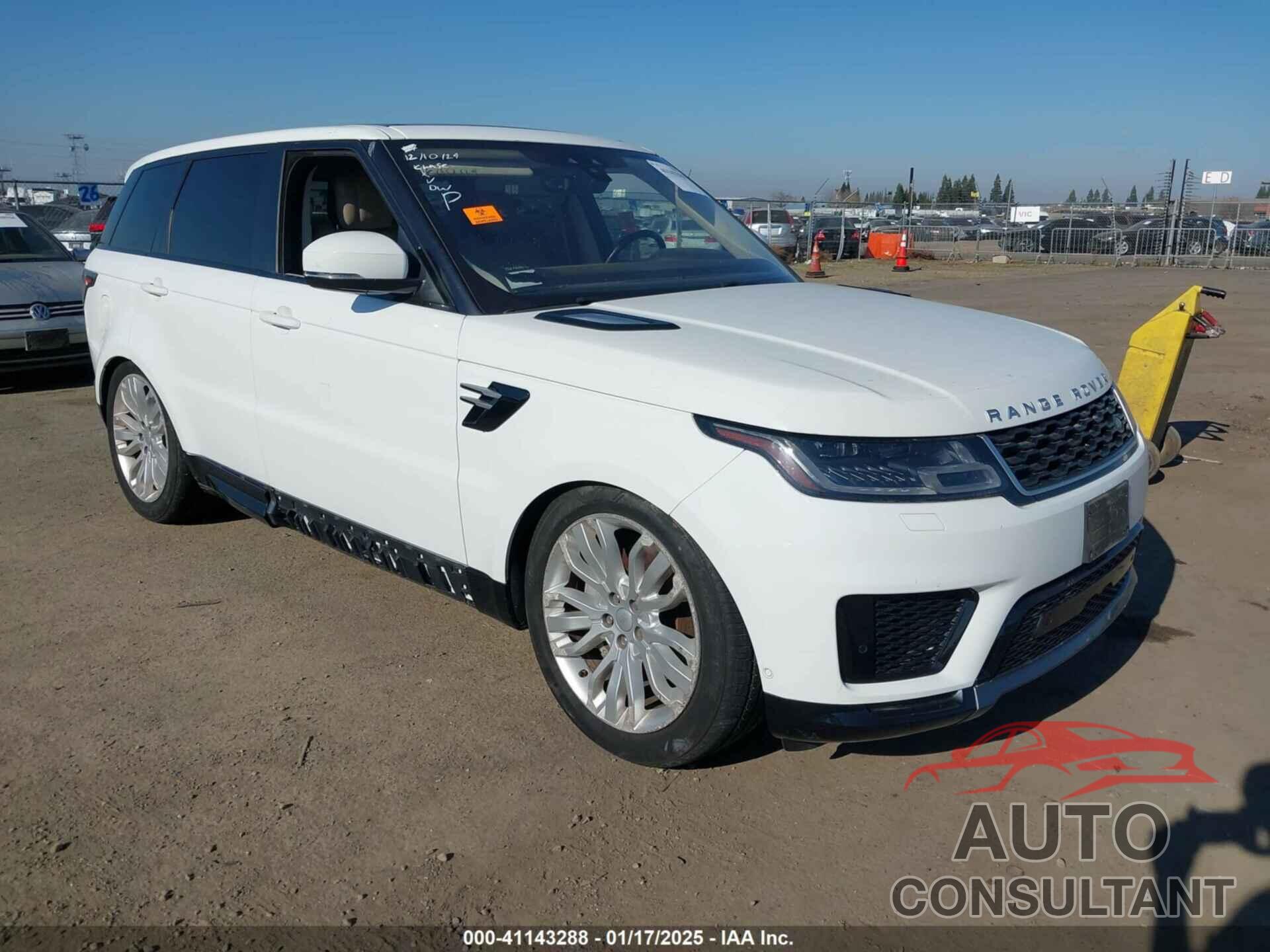 LAND ROVER RANGE ROVER SPORT 2019 - SALWR2RV9KA832517