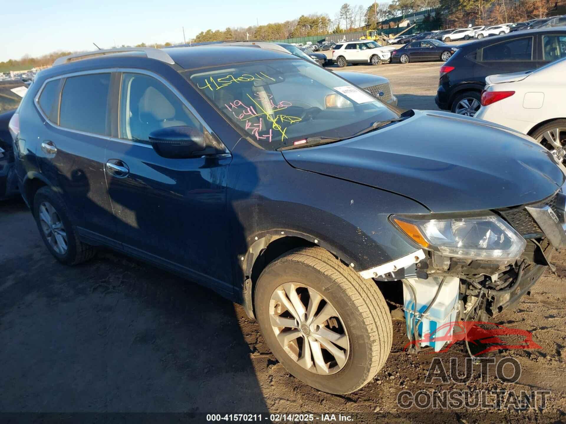 NISSAN ROGUE 2016 - KNMAT2MV0GP684384