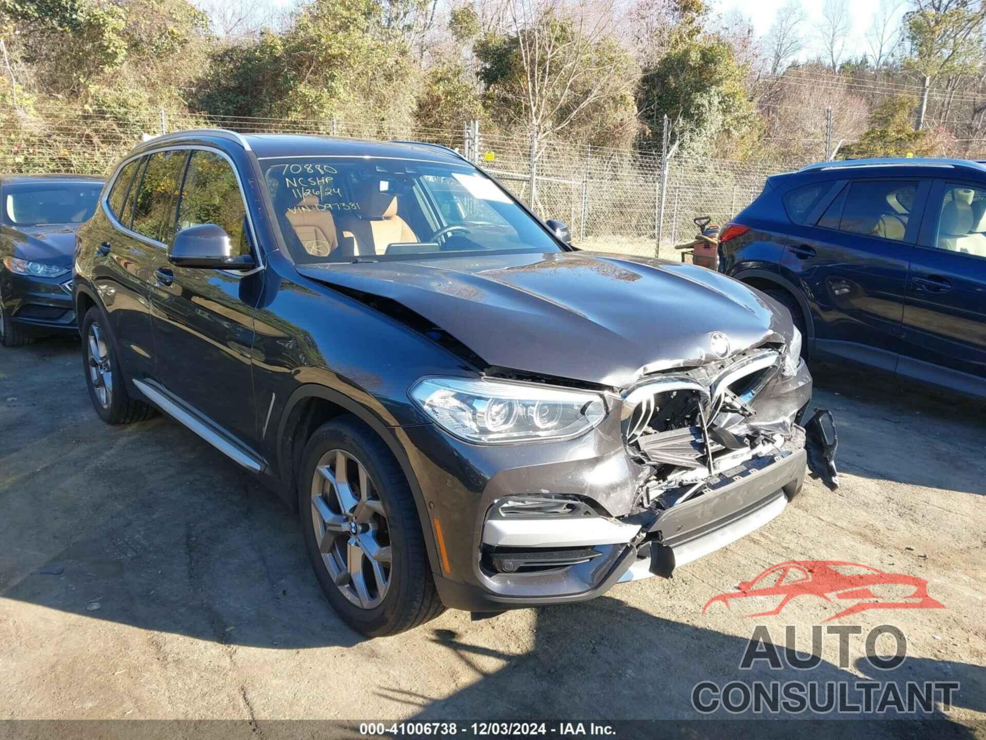 BMW X3 2021 - 5UXTY3C06M9D97381