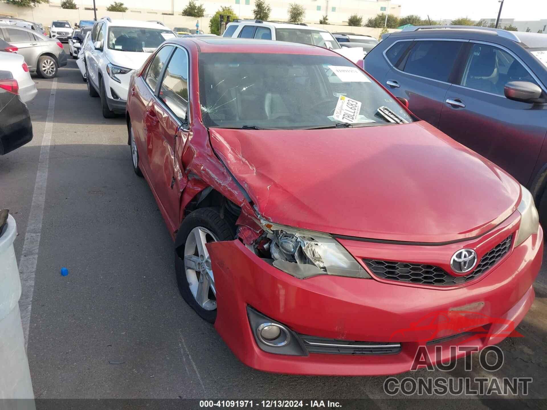 TOYOTA CAMRY 2013 - 4T1BF1FK8DU711879