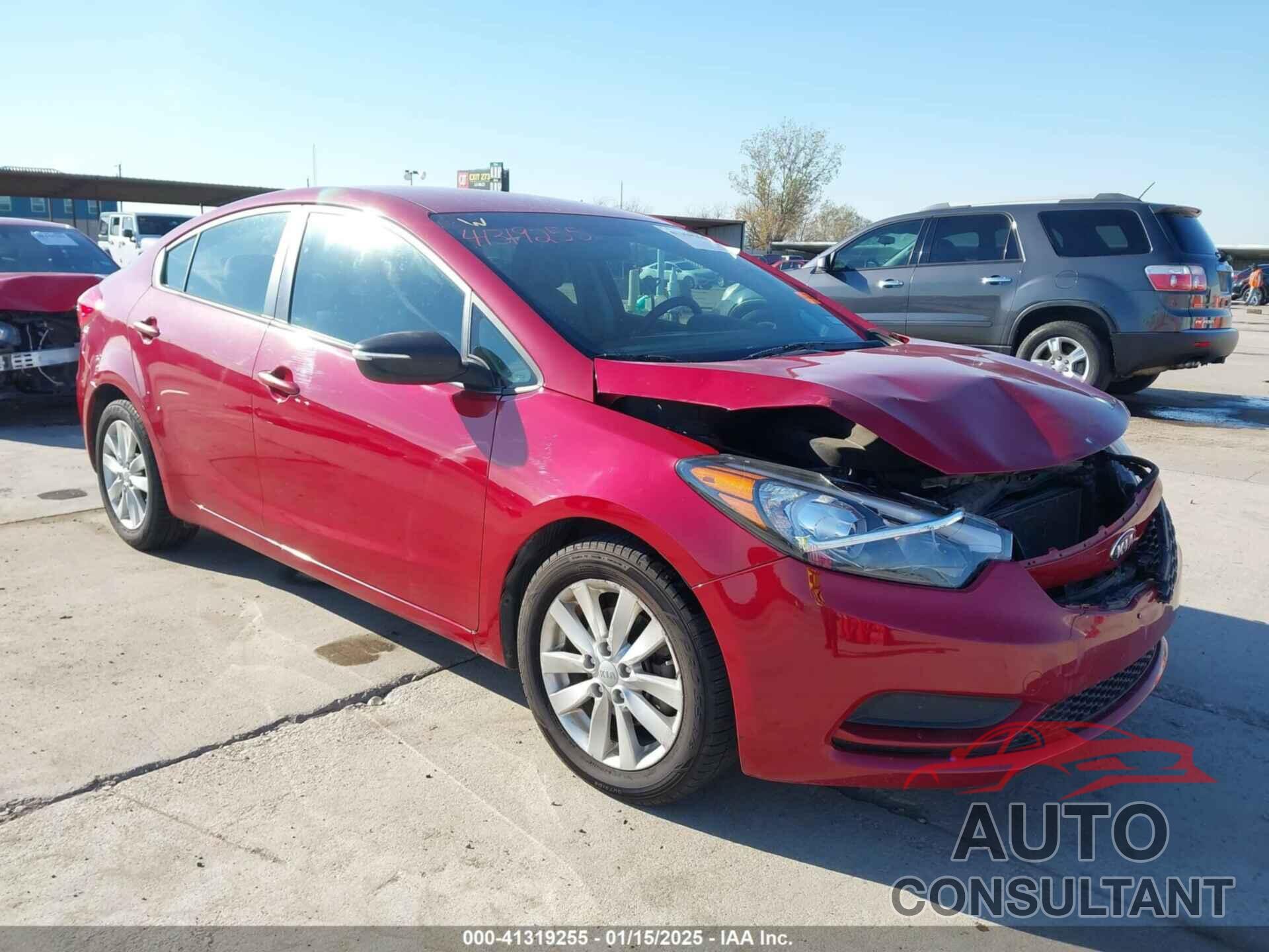 KIA FORTE 2014 - KNAFX4A64E5087747