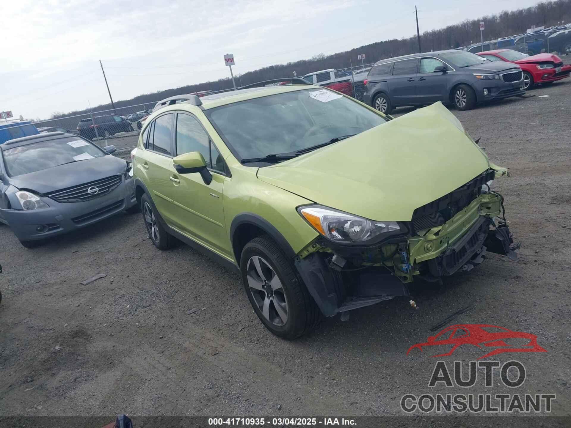 SUBARU XV CROSSTREK HYBRID 2015 - JF2GPBPC0FH221230