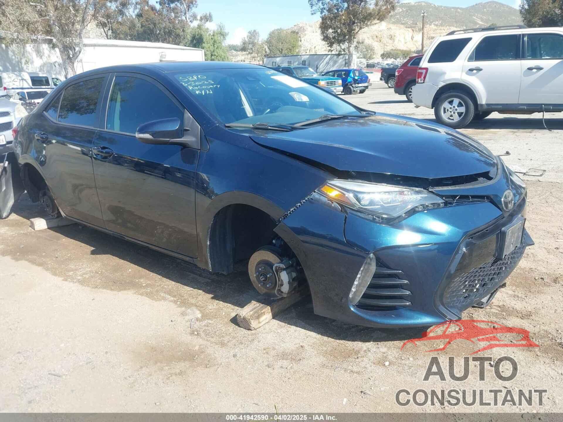 TOYOTA COROLLA 2017 - 5YFBURHE6HP726464