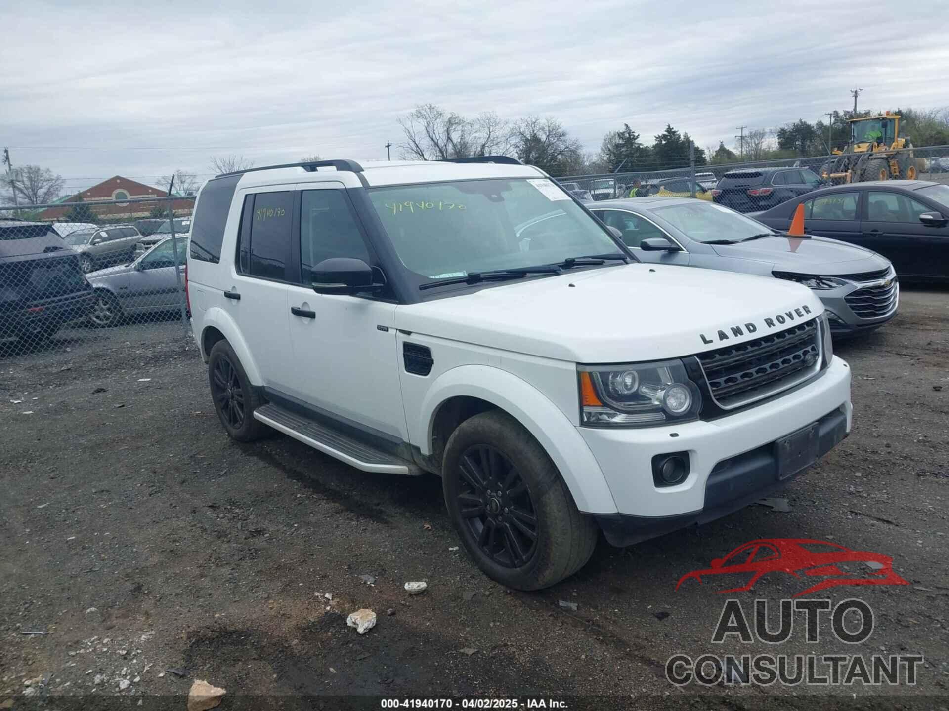LAND ROVER LR4 2016 - SALAK2V61GA793233