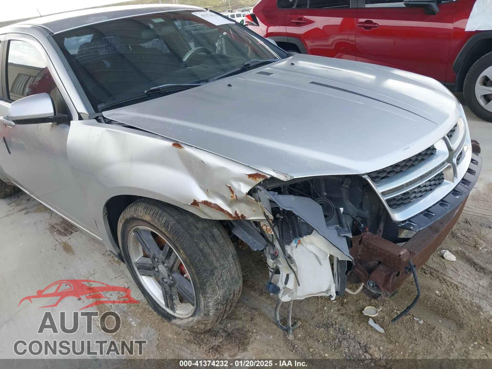 DODGE AVENGER 2012 - 1C3CDZCB2CN195212