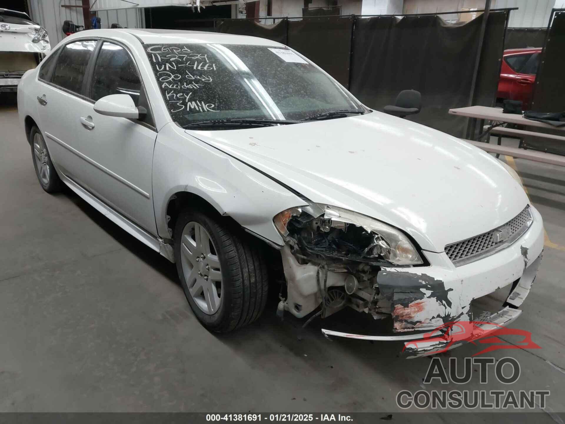 CHEVROLET IMPALA 2013 - 2G1WG5E3XD1224661