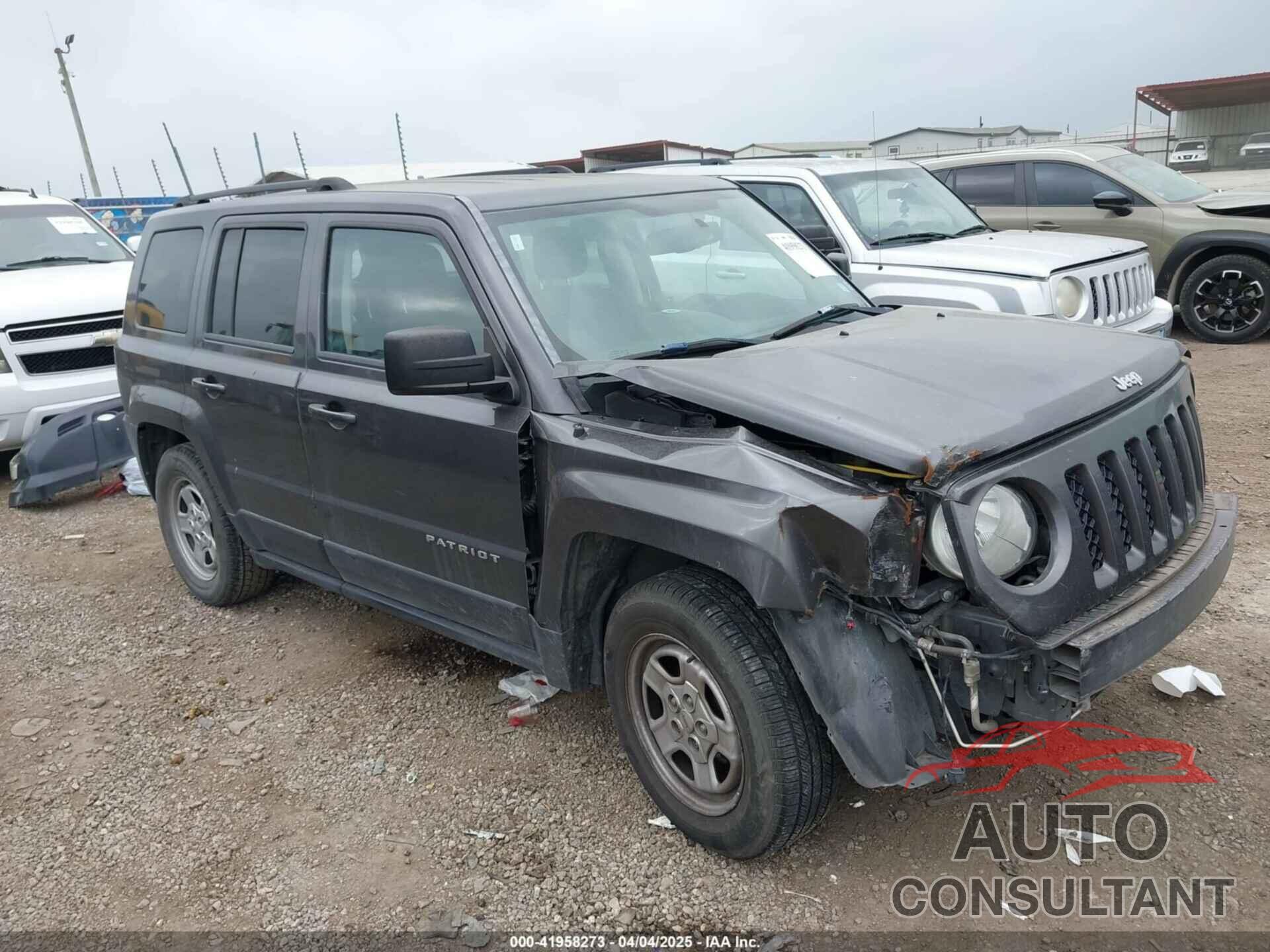 JEEP PATRIOT 2016 - 1C4NJPBA8GD600091