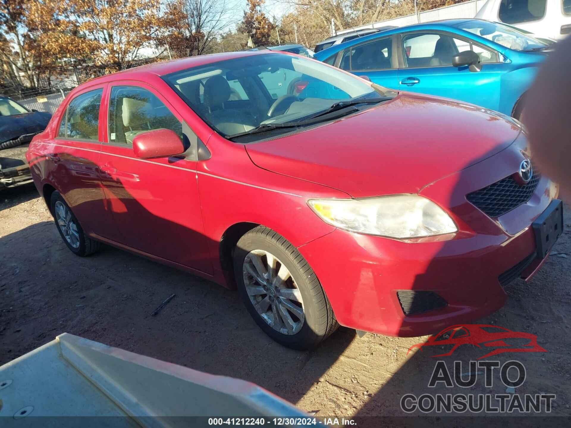 TOYOTA COROLLA 2009 - 1NXBU40E49Z041958